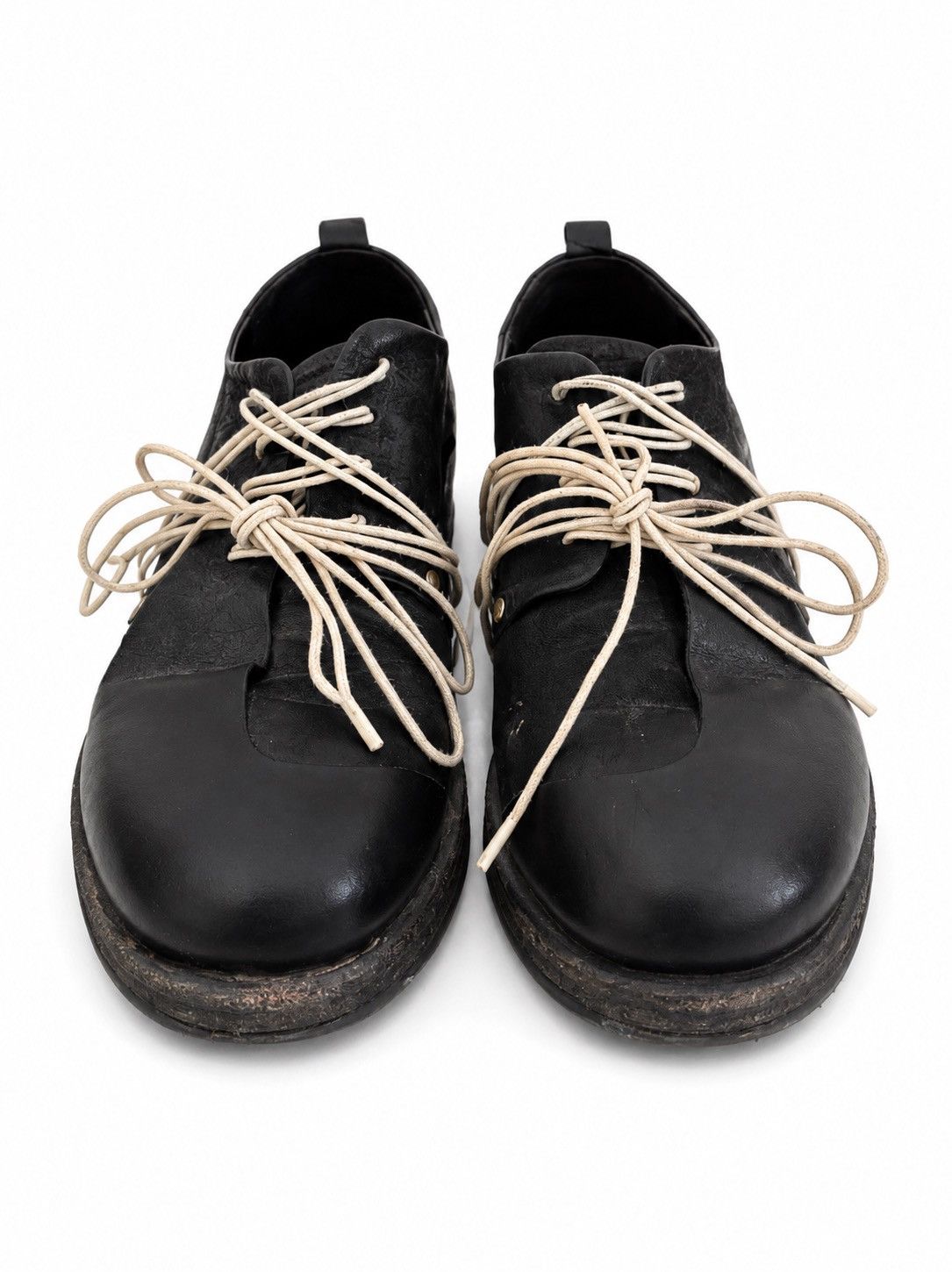 Other Ernesto Dolani Italian Leather Lace-Up Shoes Size US 6 / IT 36 - 2 Thumbnail