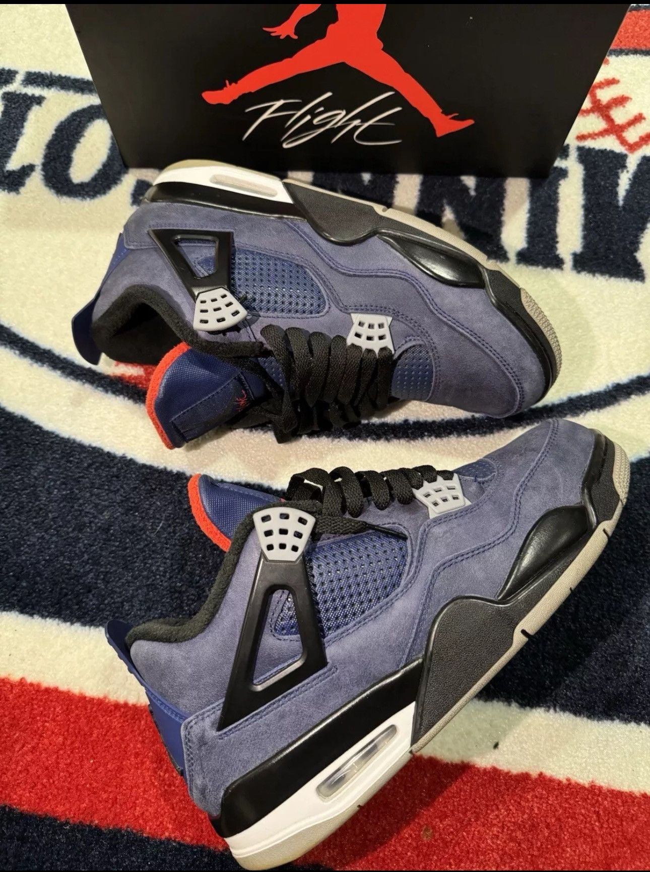 Jordan Brand Air Jordan 4 Winter Loyal Blue With Original Box Size US 9.5 / EU 42-43 - 1 Thumbnail