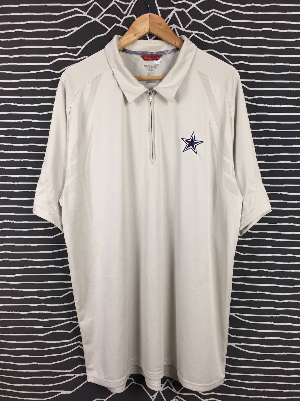 NFL × Reebok × Vintage Vtg Reebok Prestige Sports Dallas Cowboys NFL Polo Tee Size US XL / EU 56 / 4 - 2 Thumbnail
