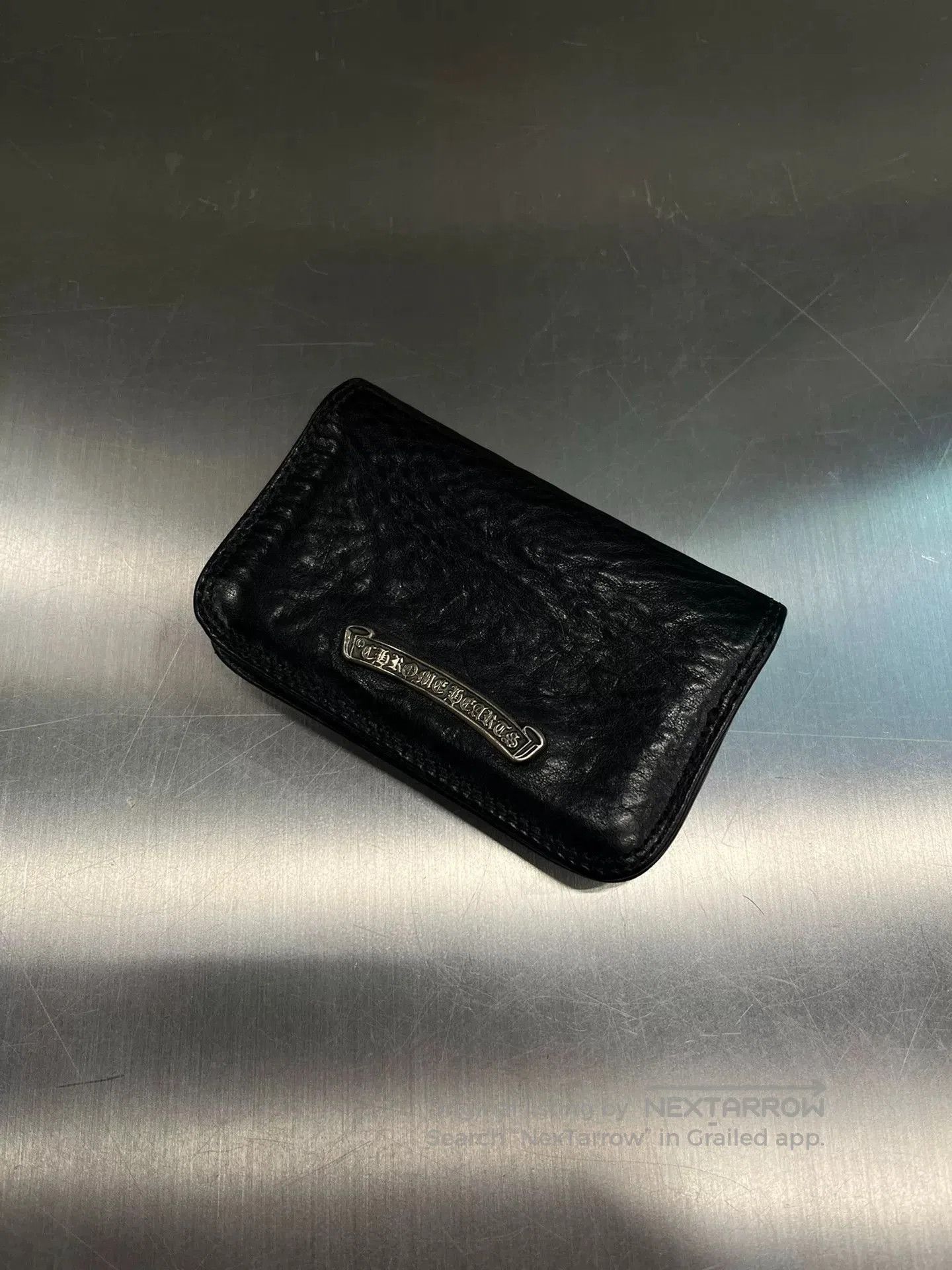 Chrome Hearts Chrome Hearts Black Scroll Silver Cardholder. Size ONE SIZE - 1 Thumbnail