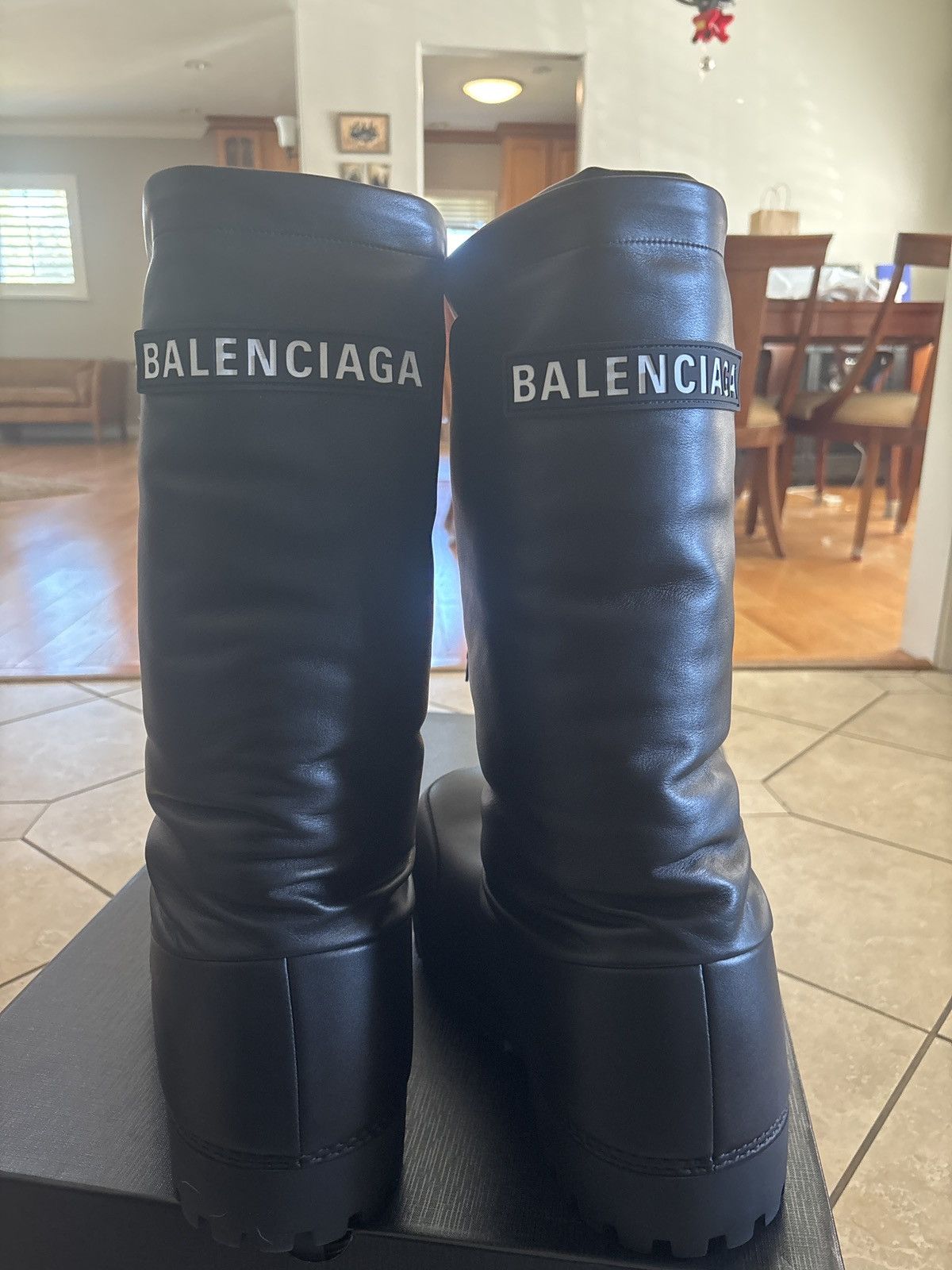 Balenciaga Balenciaga alaska high boot black calfskin leather 41 42 Size US 9 / EU 42 - 1 Thumbnail