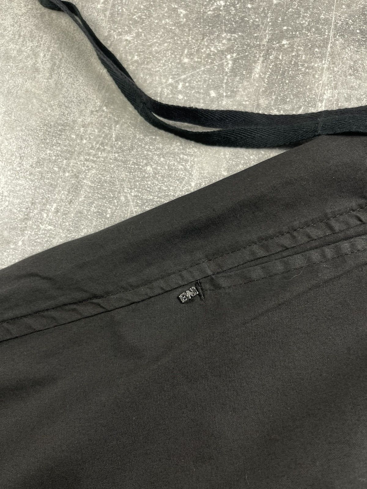 Other Avant Garde I M Brian IMB Drawstring Relaxed Pants Black Size US 33 - 6 Thumbnail