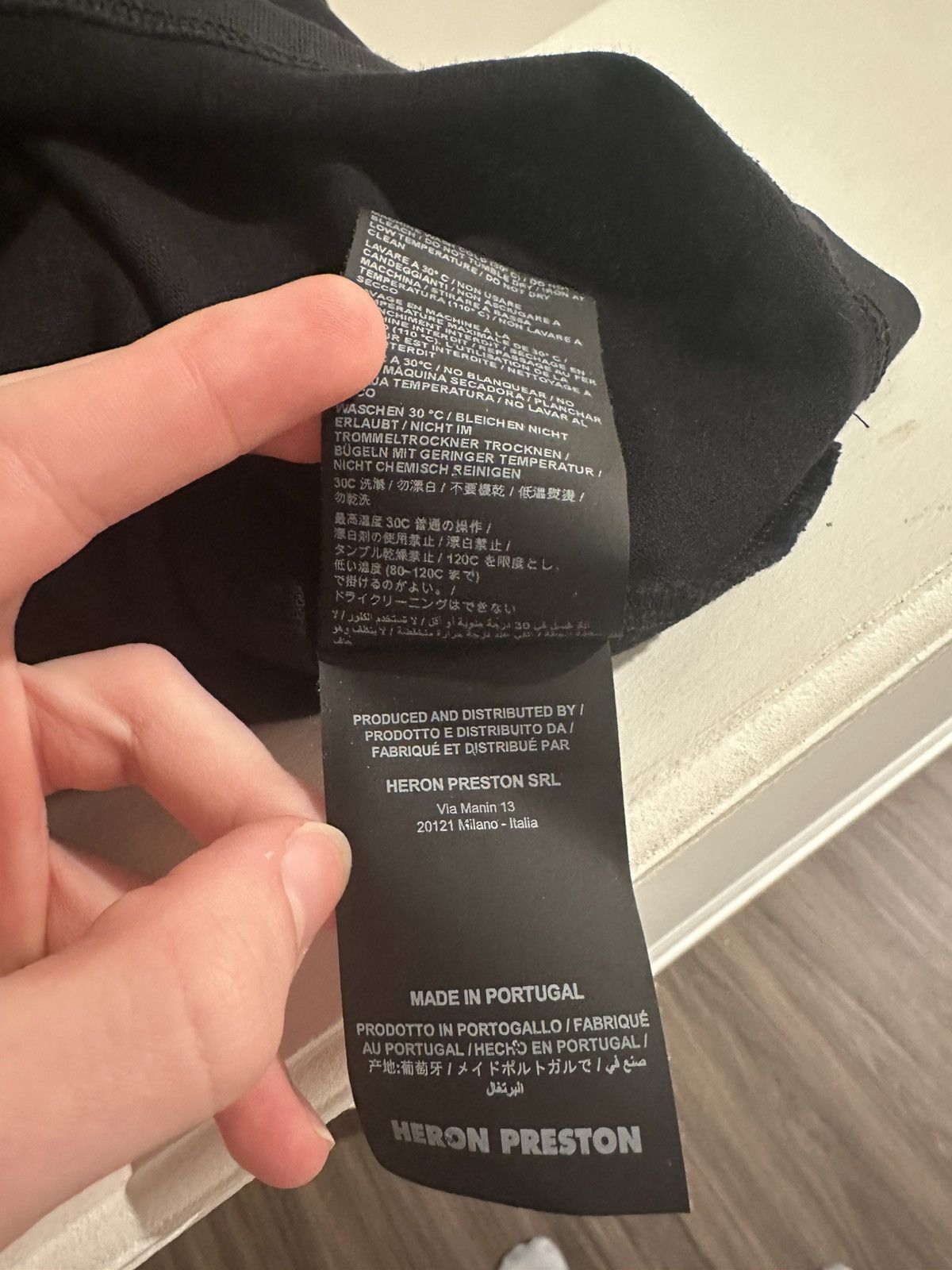 Heron Preston Heron Preston black 24 hour psycho longsleeve Size US L / EU 52-54 / 3 - 9 Thumbnail