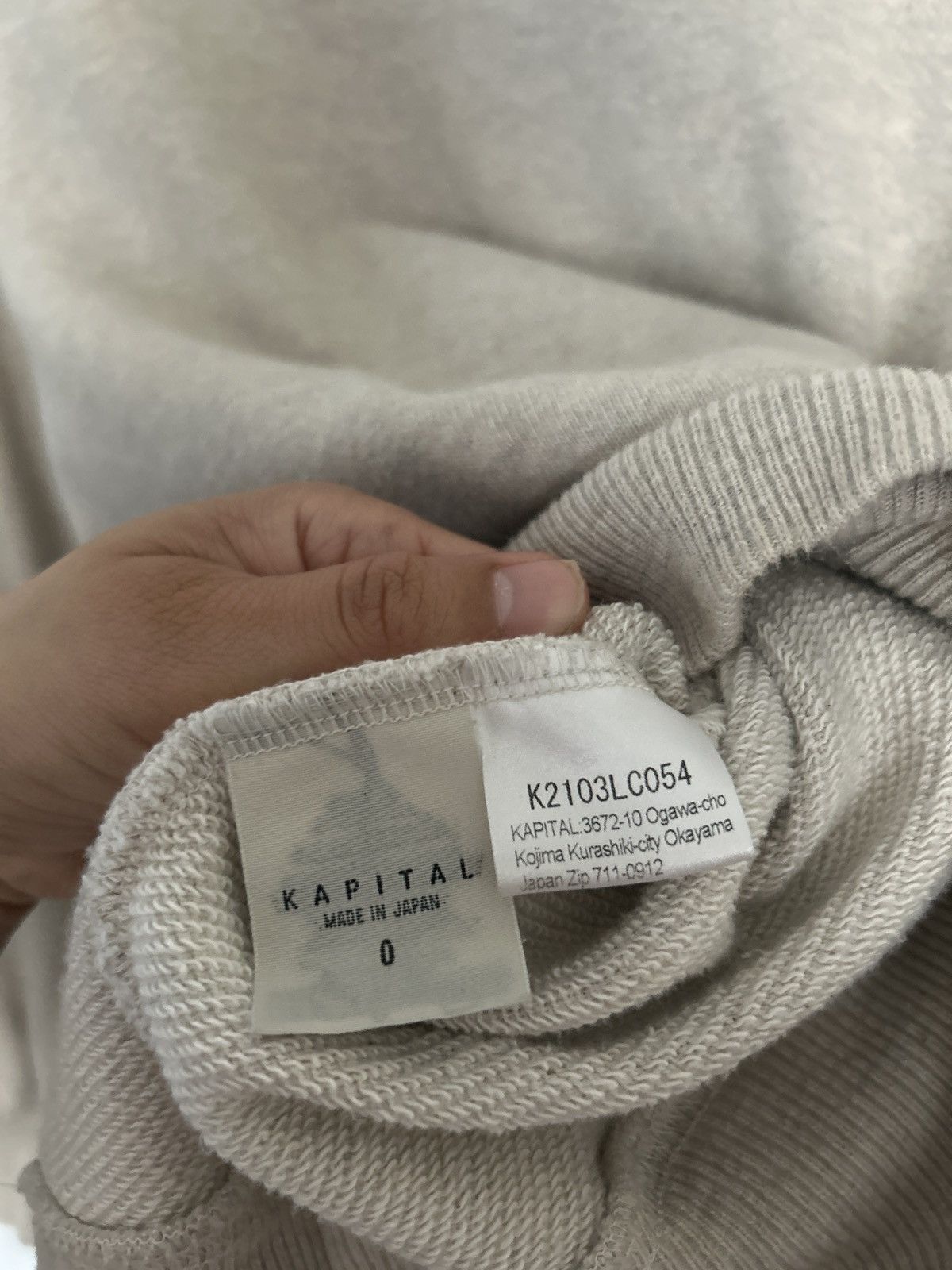 Kapital Kapital | Pullover Puff Sleeve Sweatshirt | Estimated Size M Size M / US 6-8 / IT 42-44 - 7 Thumbnail