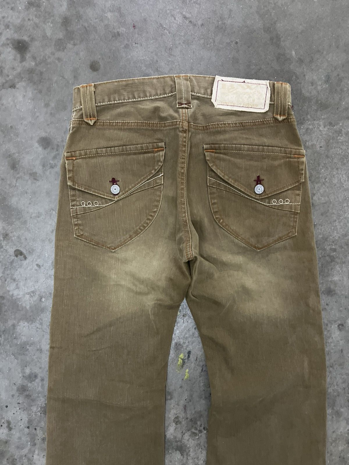 If Six Was Nine × Japanese Brand FLARED🔥BLUE WAY FADED DENIM JEAN MADE IN JAPAN Size US 29 - 11 Thumbnail