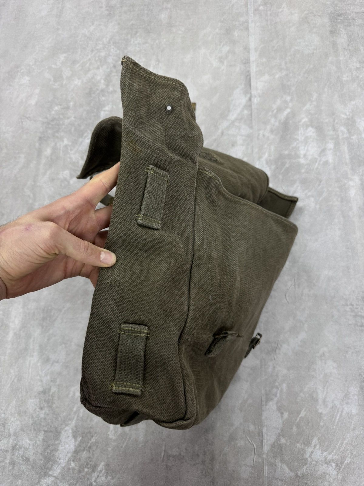 Other Vintage military canvas Biker Bag Motorcycle back bag Size ONE SIZE - 12 Thumbnail