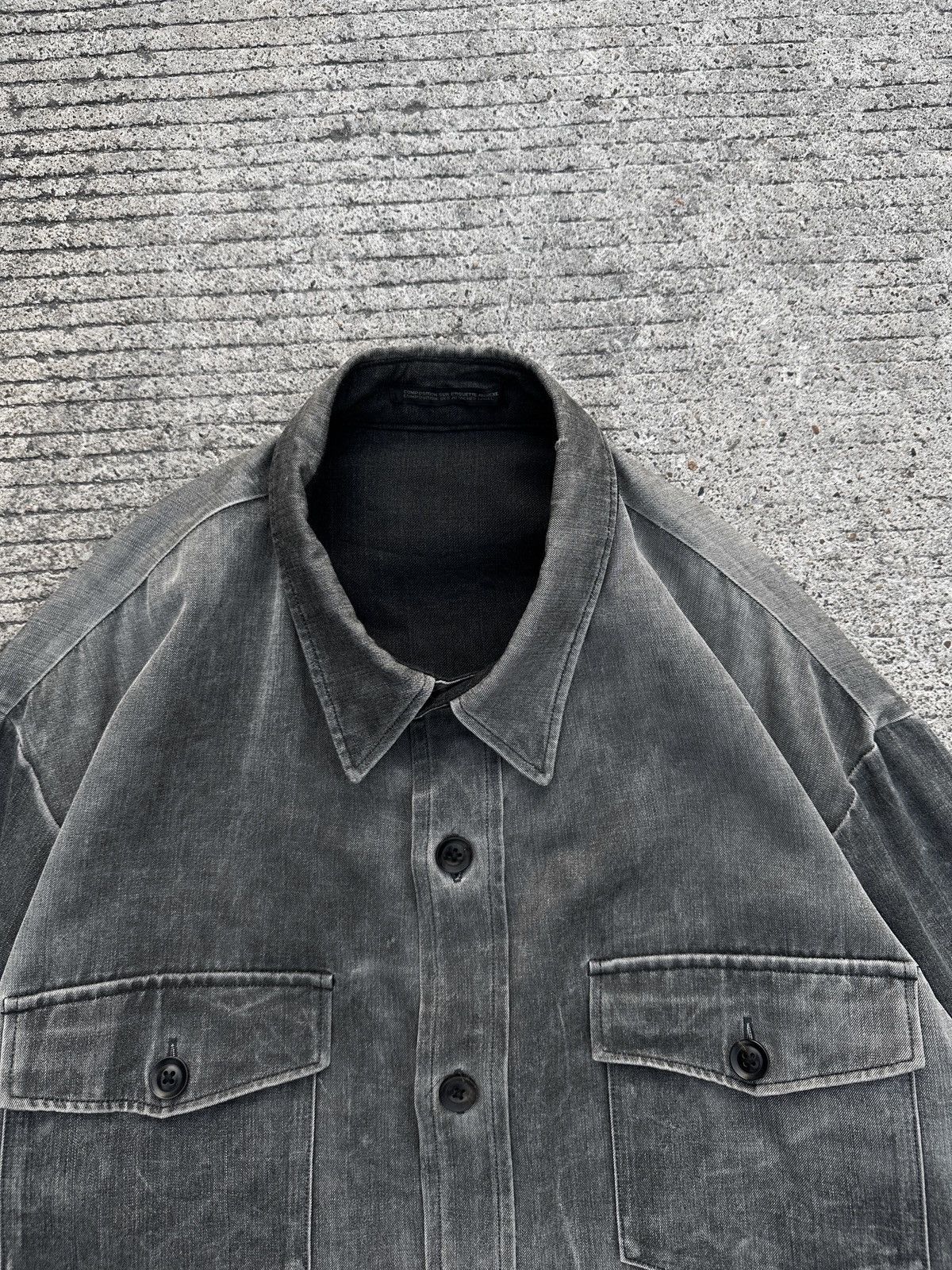 Y's for Men × Yohji Yamamoto Yohji Yamamoto SS08 Y’s For Men Washed Dye Shirt Jacket Size US L / EU 52-54 / 3 - 3 Thumbnail