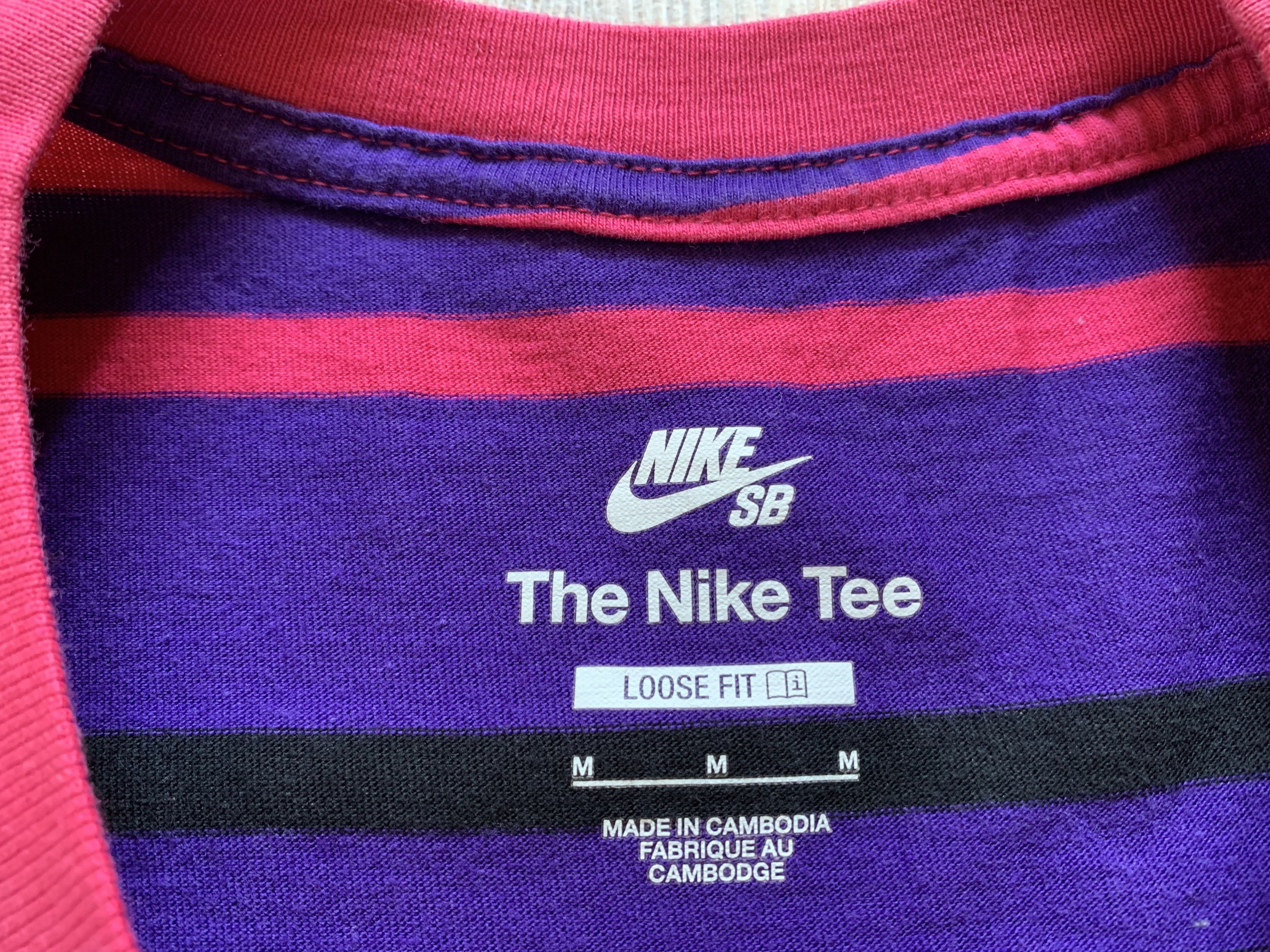 Nike Nike SB Stripe Tee Court Purple 2022 Size US M / EU 48-50 / 2 - 5 Thumbnail