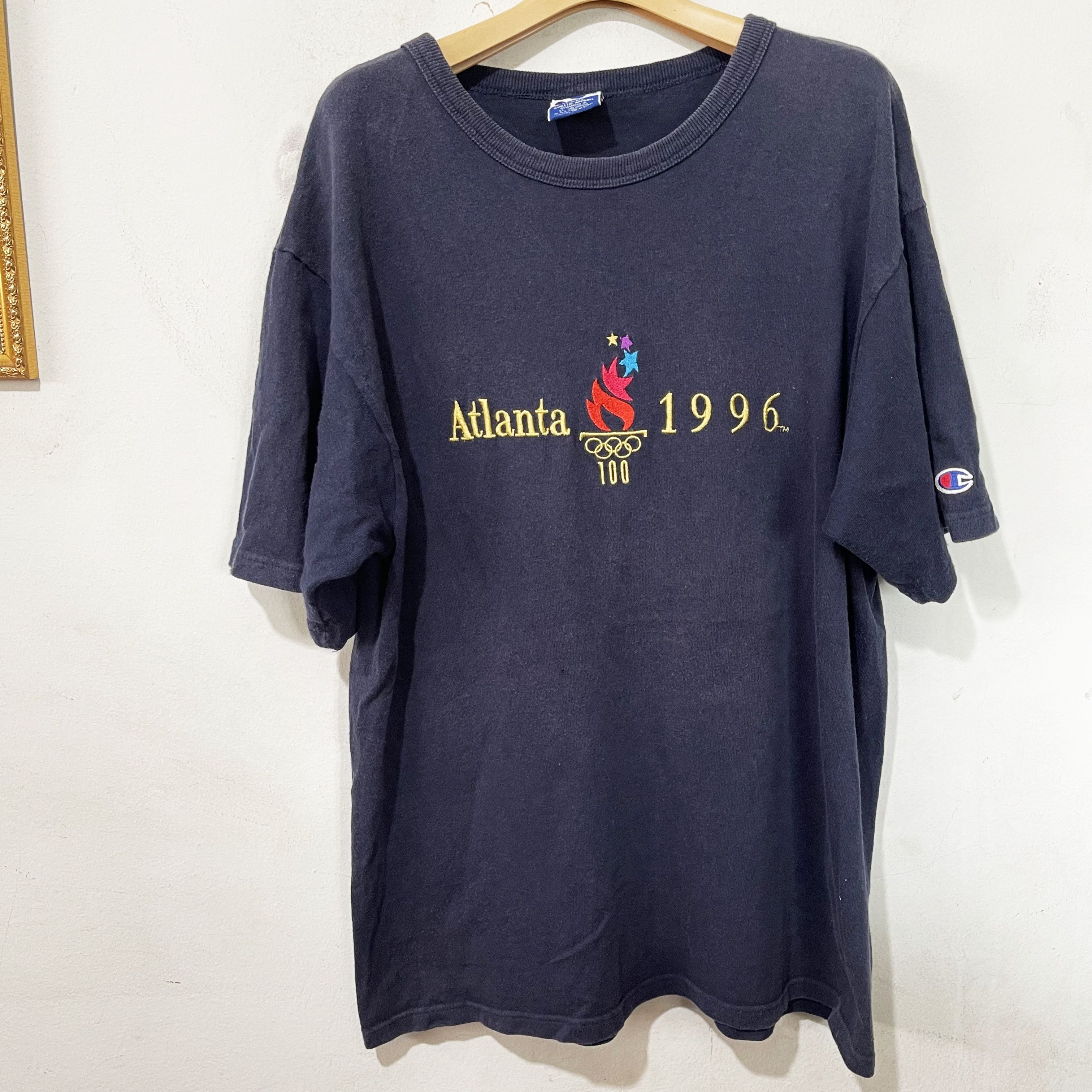 USA Olympics Vintage 1996 Atlanta Olympics T-Shirt Size US L / EU 52-54 / 3 - 1 Thumbnail