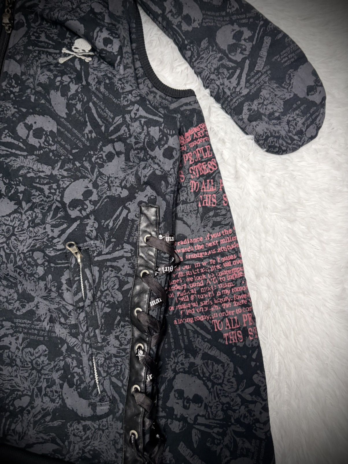 Japanese Brand Japanese Brand Mad Punks bunny ear hoodie Size US M / EU 48-50 / 2 - 2 Thumbnail