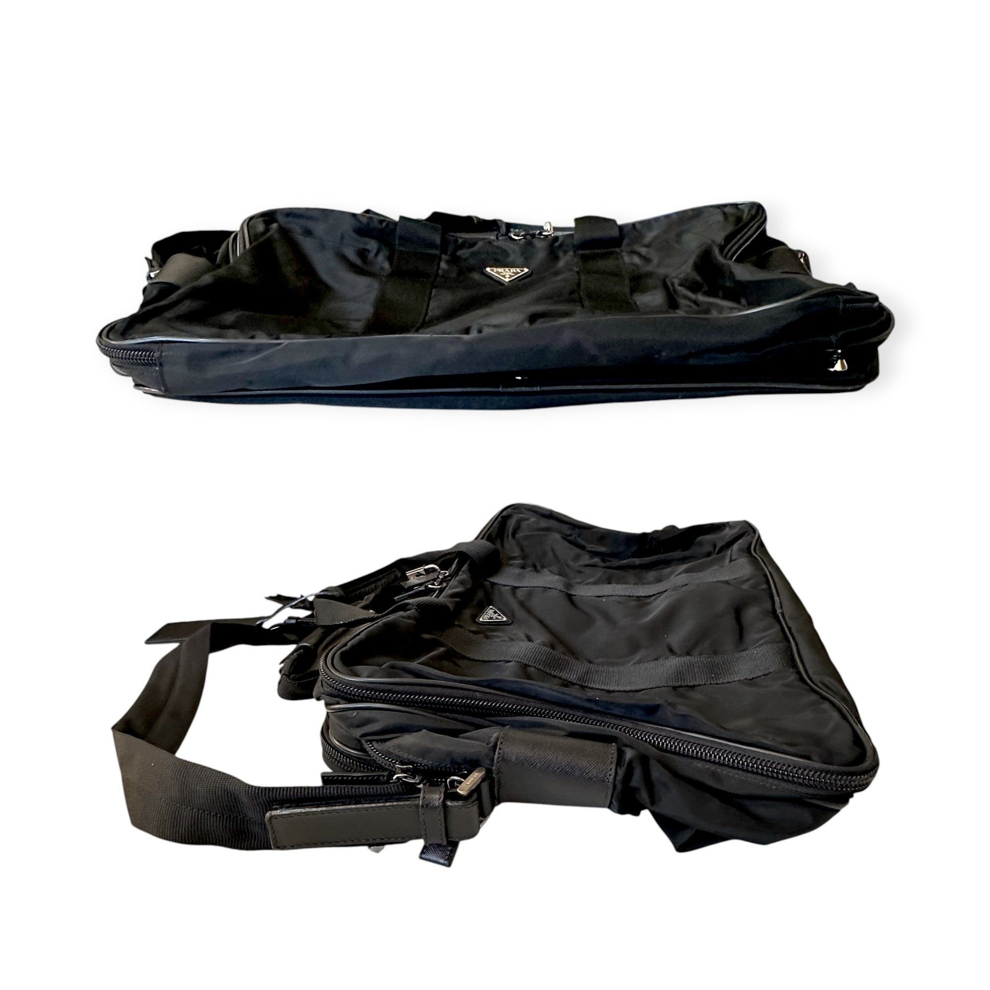 Prada Prada Viaggio V58 2-Way Nylon Travel Carry-On Bag Size ONE SIZE - 9 Thumbnail