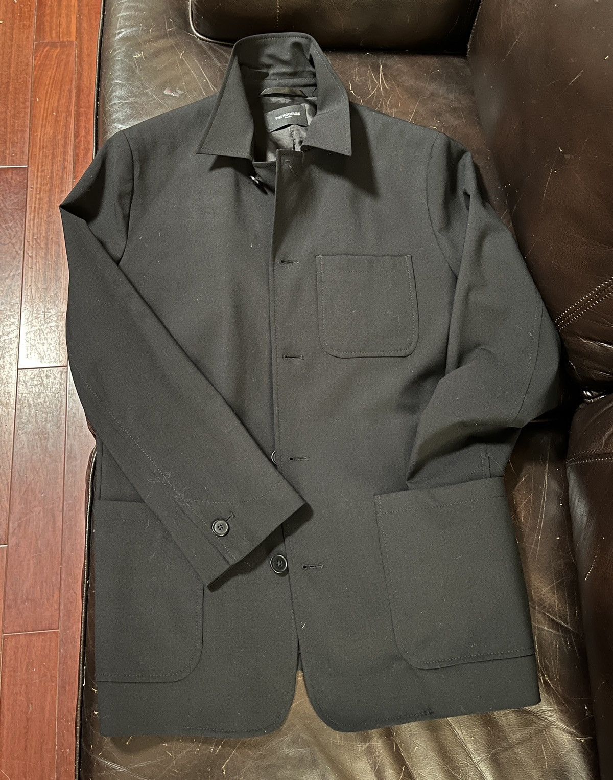 The Kooples RARE/ The Kooples Black Wool Chore Coat EU 46 US 36 Mod Punk Size US S / EU 44-46 / 1 - 1 Thumbnail