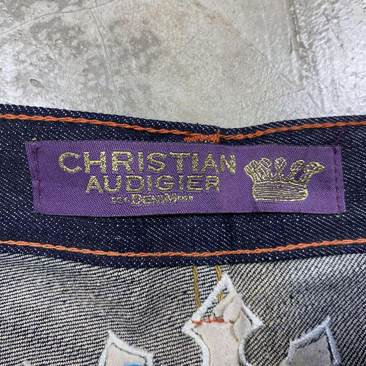 Ed Hardy Rare 2001 Snake Serpent Christian Audigier Jeans Size US 44 / EU 60 - 5 Thumbnail