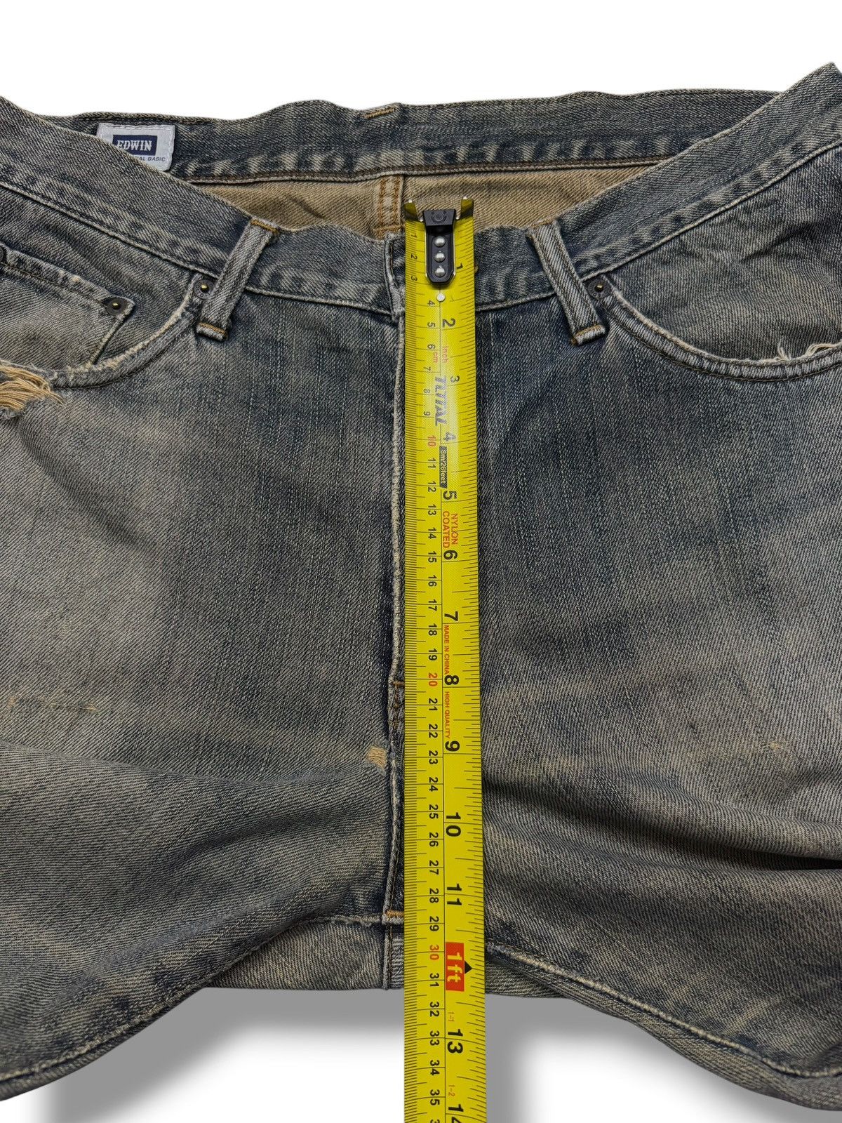 Edwin Vintage EDWIN 403 Japan Denim Jeans | Relaxed Straight | W34 Size US 34 / EU 50 - 16 Thumbnail