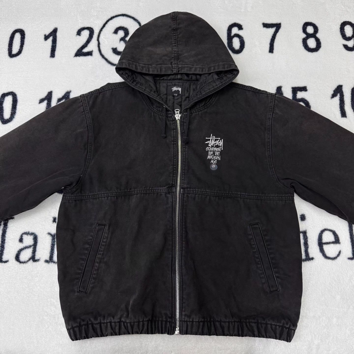 Stussy Washed Canvas Shop Jacket | Grailed