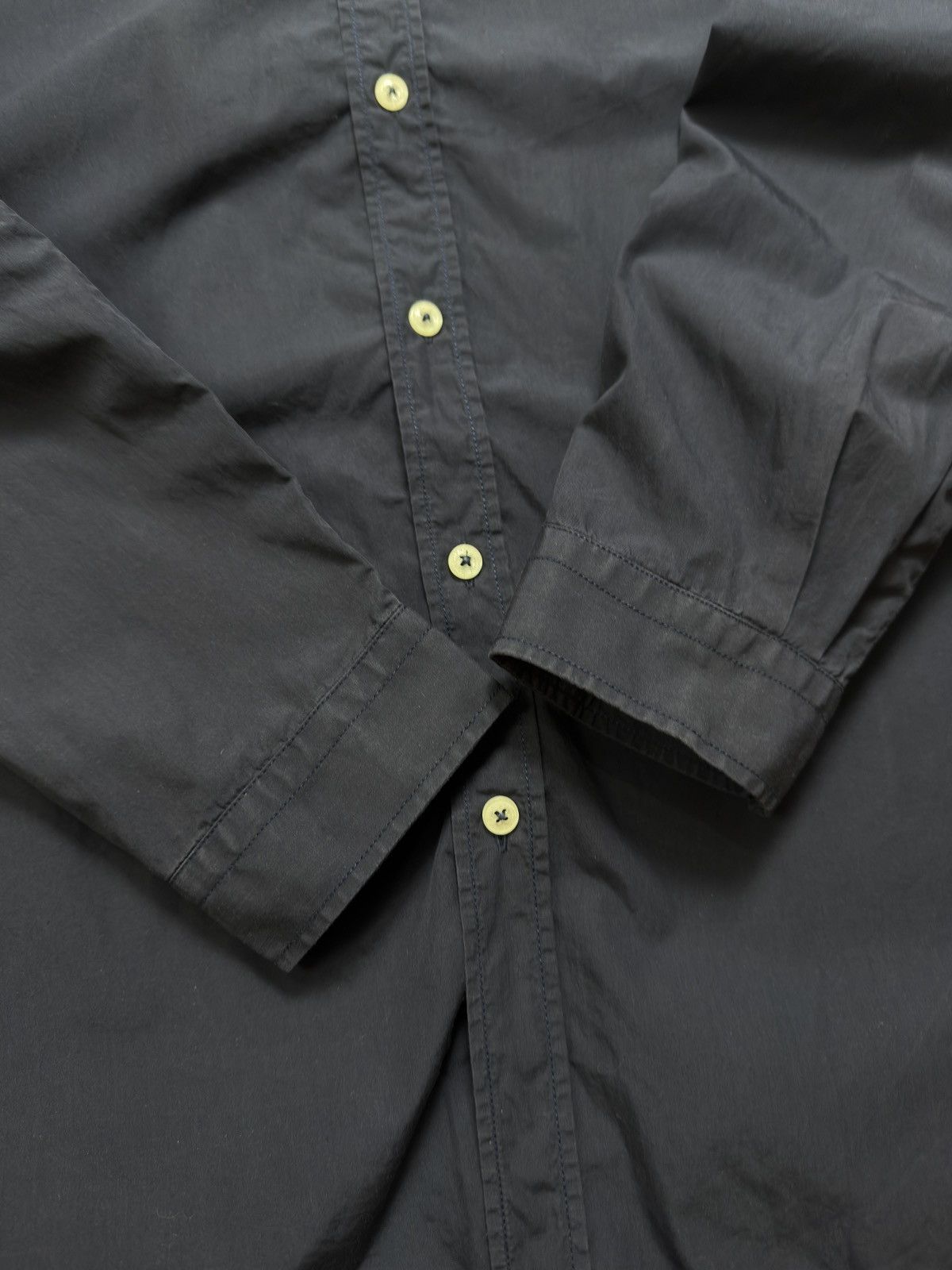 Jean Paul Gaultier Jean Paul Gaultier Monsieur Vintage Navy Button-Up Shirt Size US L / EU 52-54 / 3 - 10 Thumbnail