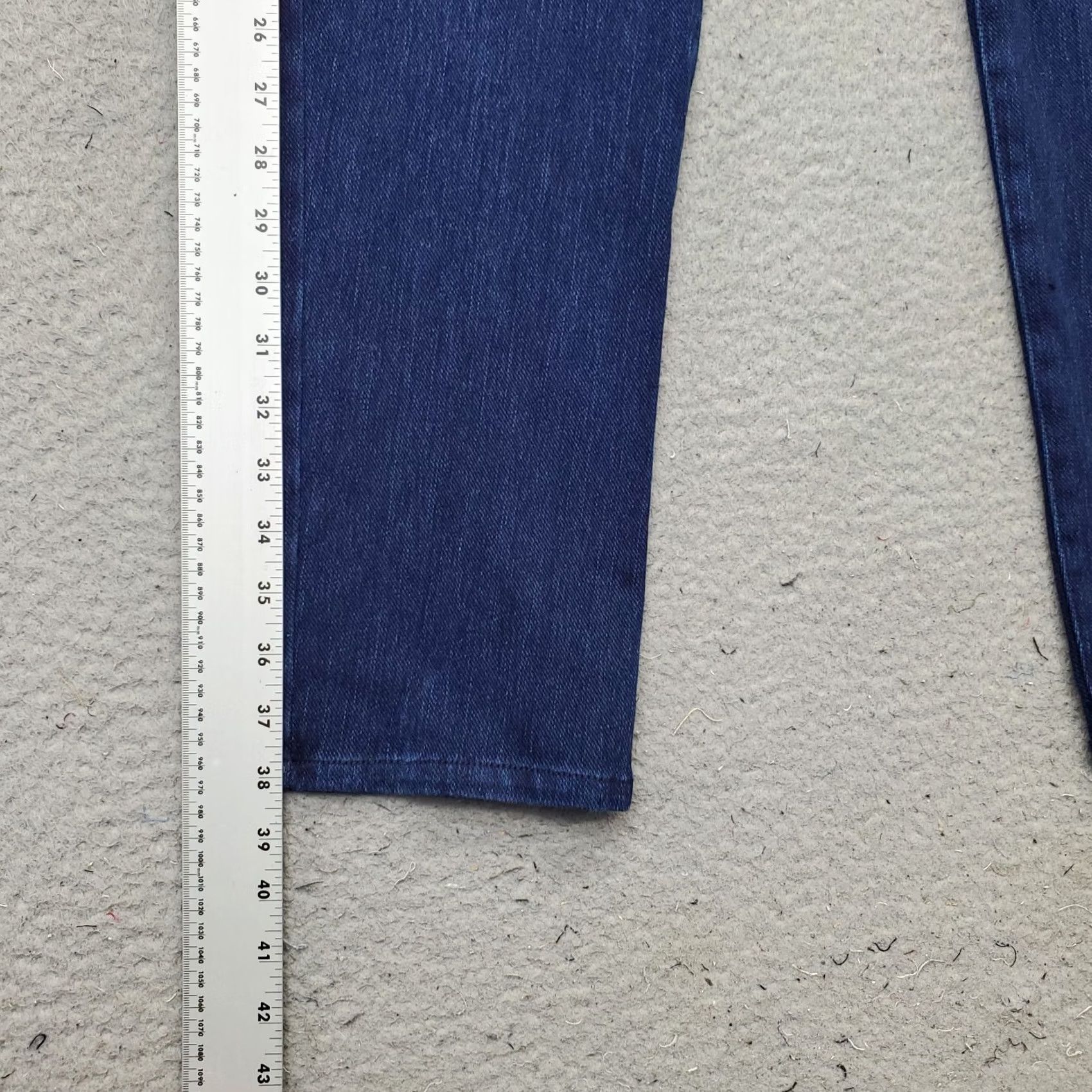 Coldwater Creek Coldwater Creek Jeans Womens Blue Denim Stretch Straight Leg High Waist Pull On Womens Jeans Size 30" / US 8 / IT 44 - 3 Thumbnail