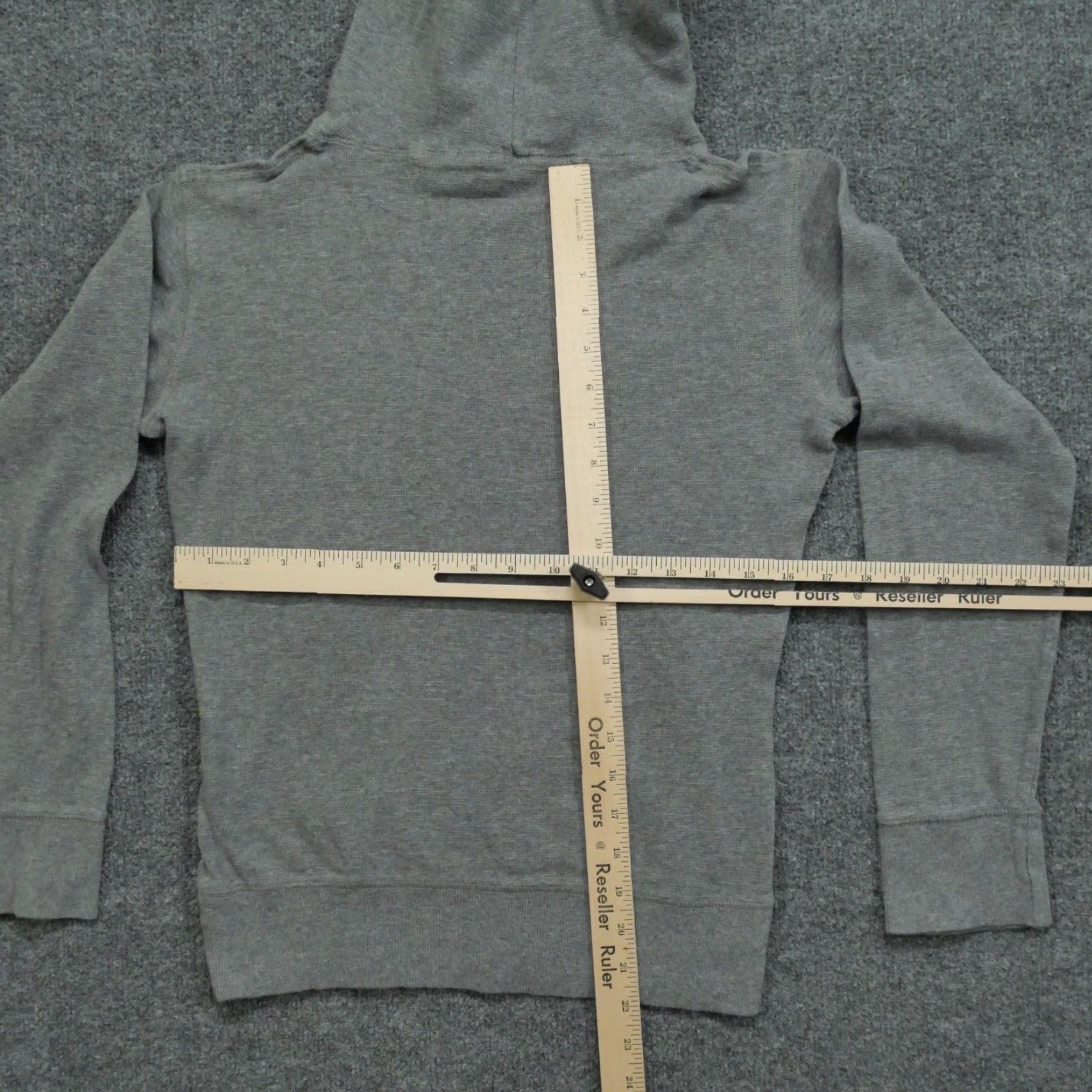 Jansport VINTAGE West Point Hoodie Womens Medium Grey Thermal Pullover JanSport USMA Y2K Size M / US 6-8 / IT 42-44 - 6 Thumbnail