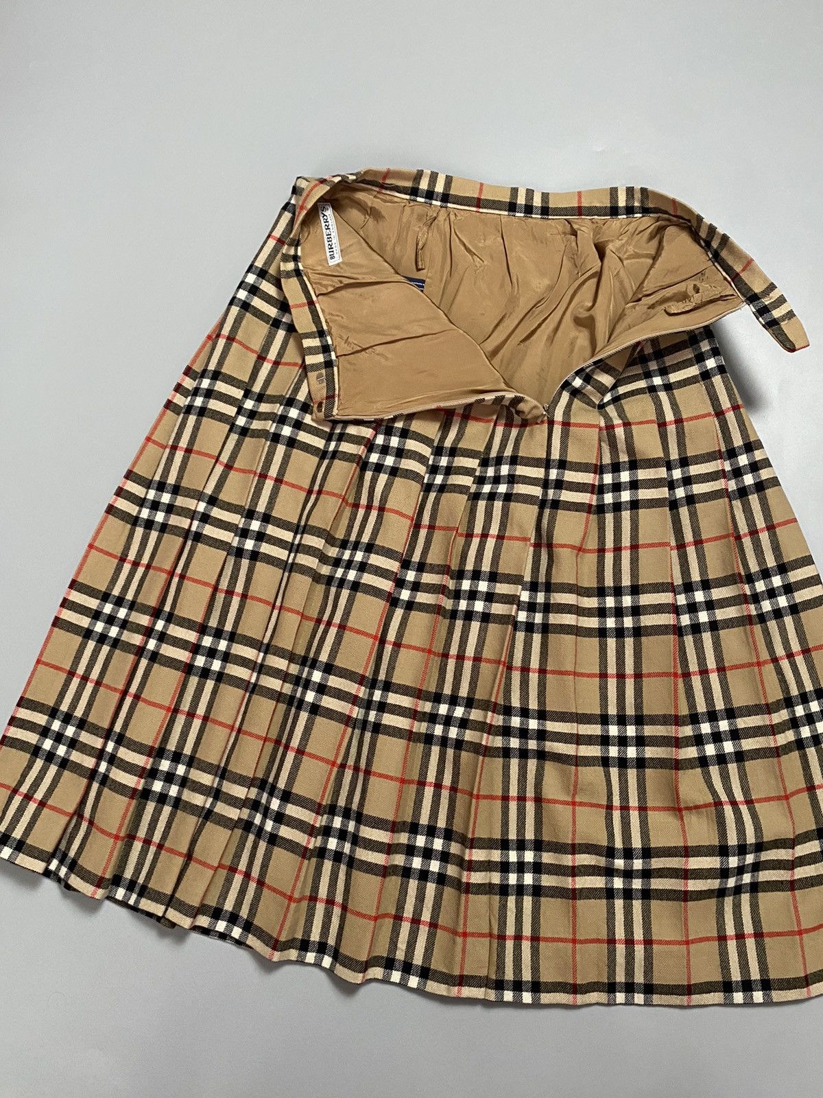 Burberry Burberry vintage wool nova check maxi flared dress Size 30" / US 8 / IT 44 - 12 Thumbnail