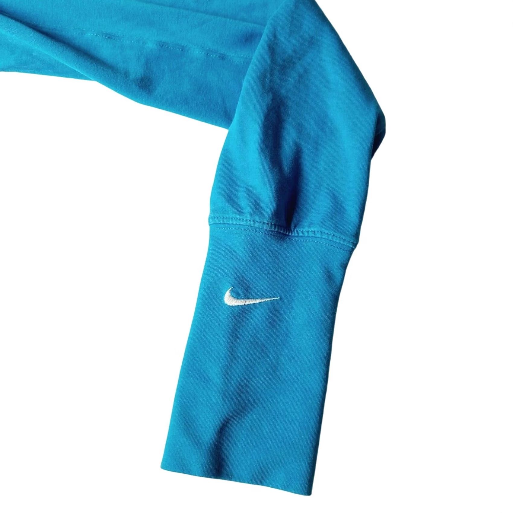 Nike Nike Dri-Fit 1/4 Zip Jacket Sweatshirt Pullover Womens Size S Teal Gray Sweatshirt Women S Nike Dri-Fit 1/4 Zip Jacket Pullover Activewear Slim Fit Size S / US 4 / IT 40 - 2 Thumbnail