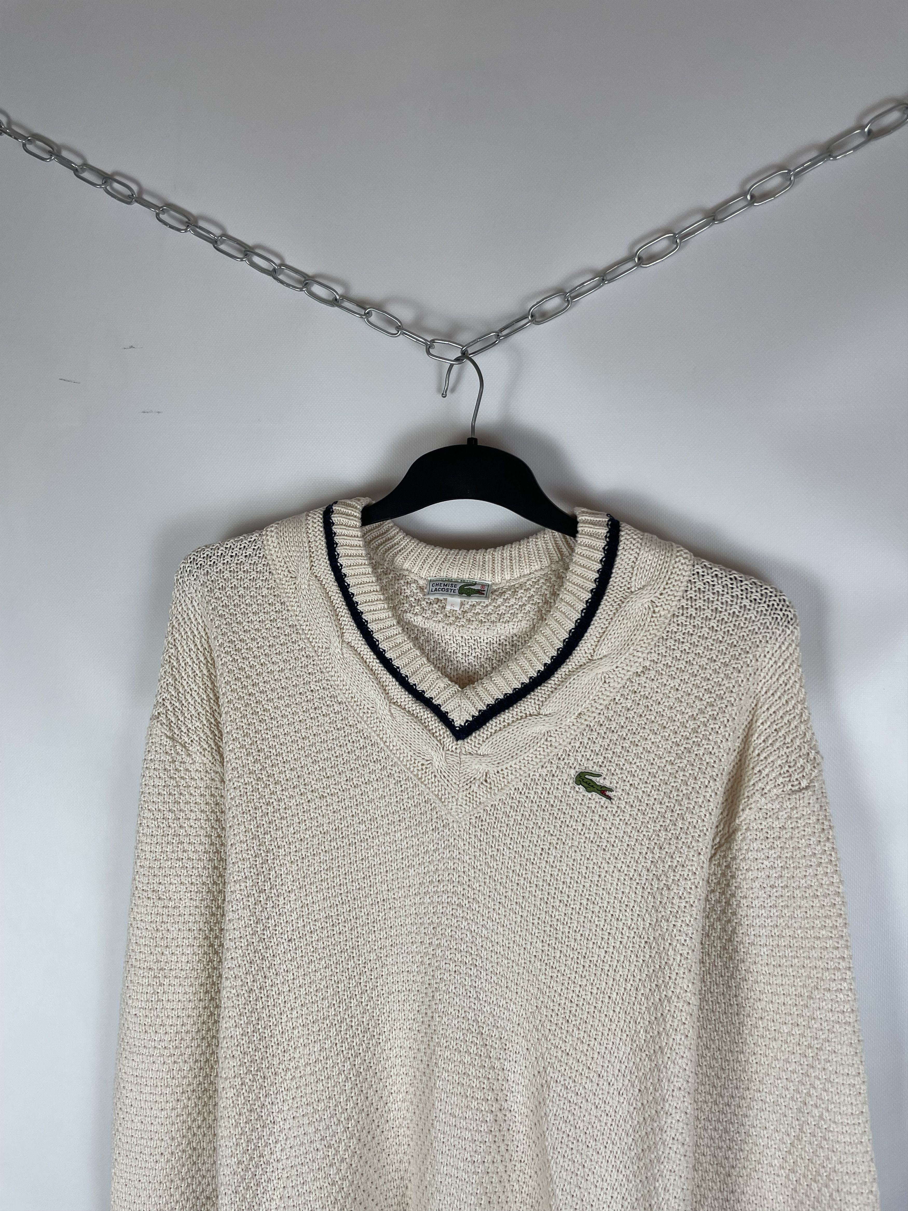 Lacoste Lacoste Vintage Knit Sweater Size US XL / EU 56 / 4 - 3 Thumbnail