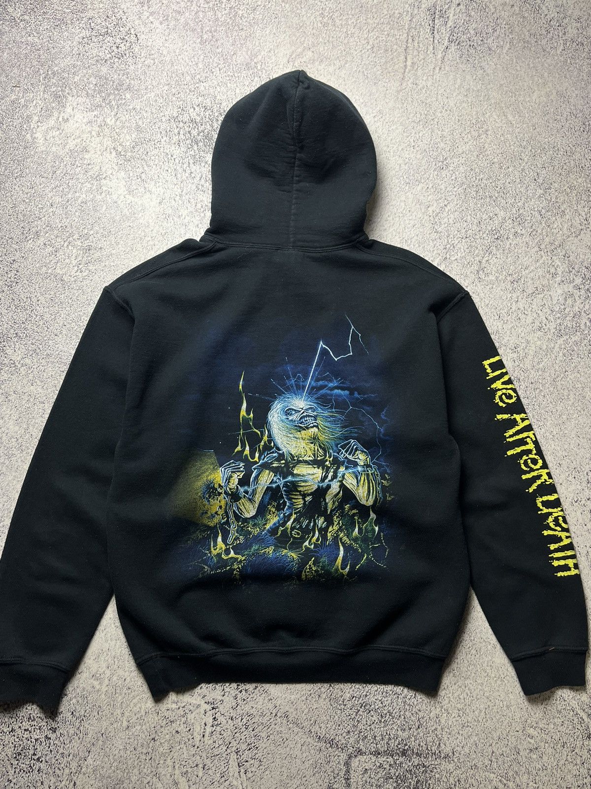 Iron Maiden Vintage Iron Maiden Live After Death Hoodie Rock Bend Y2K 90 Size US M / EU 48-50 / 2 - 16 Thumbnail