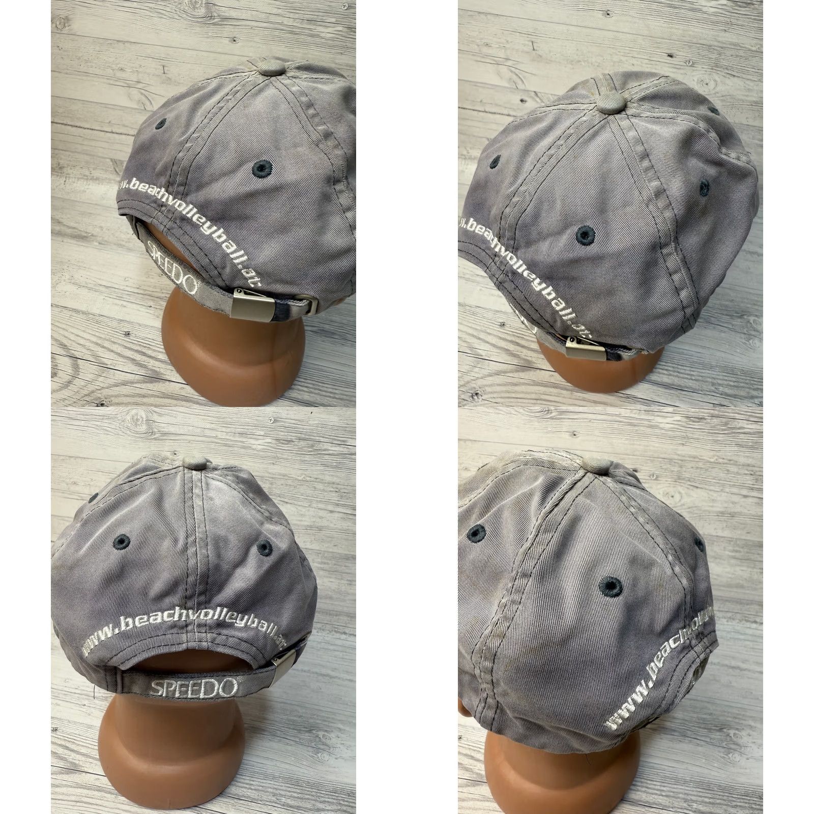 Vintage 2003 A1 Grandslam Beach volleyball Nokia Gray baseball cap One Size Mens Baseball Cap Gray 2003 A1 Grandslam Beach volleyball Nokia Gray Size ONE SIZE - 8 Thumbnail
