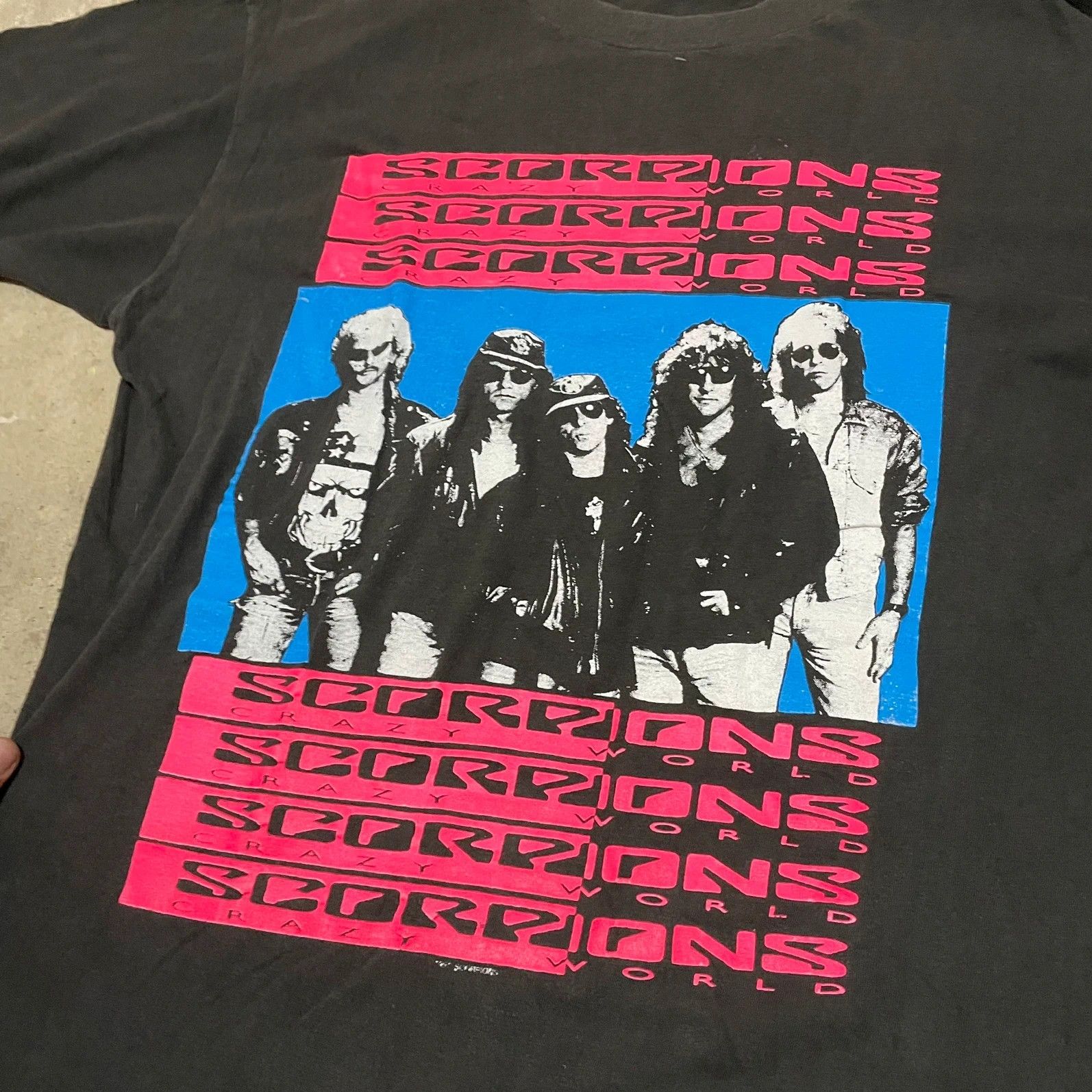 Band Tees Vintage scopions 1991 tour t-shirt Size US XL / EU 56 / 4 - 3 Thumbnail