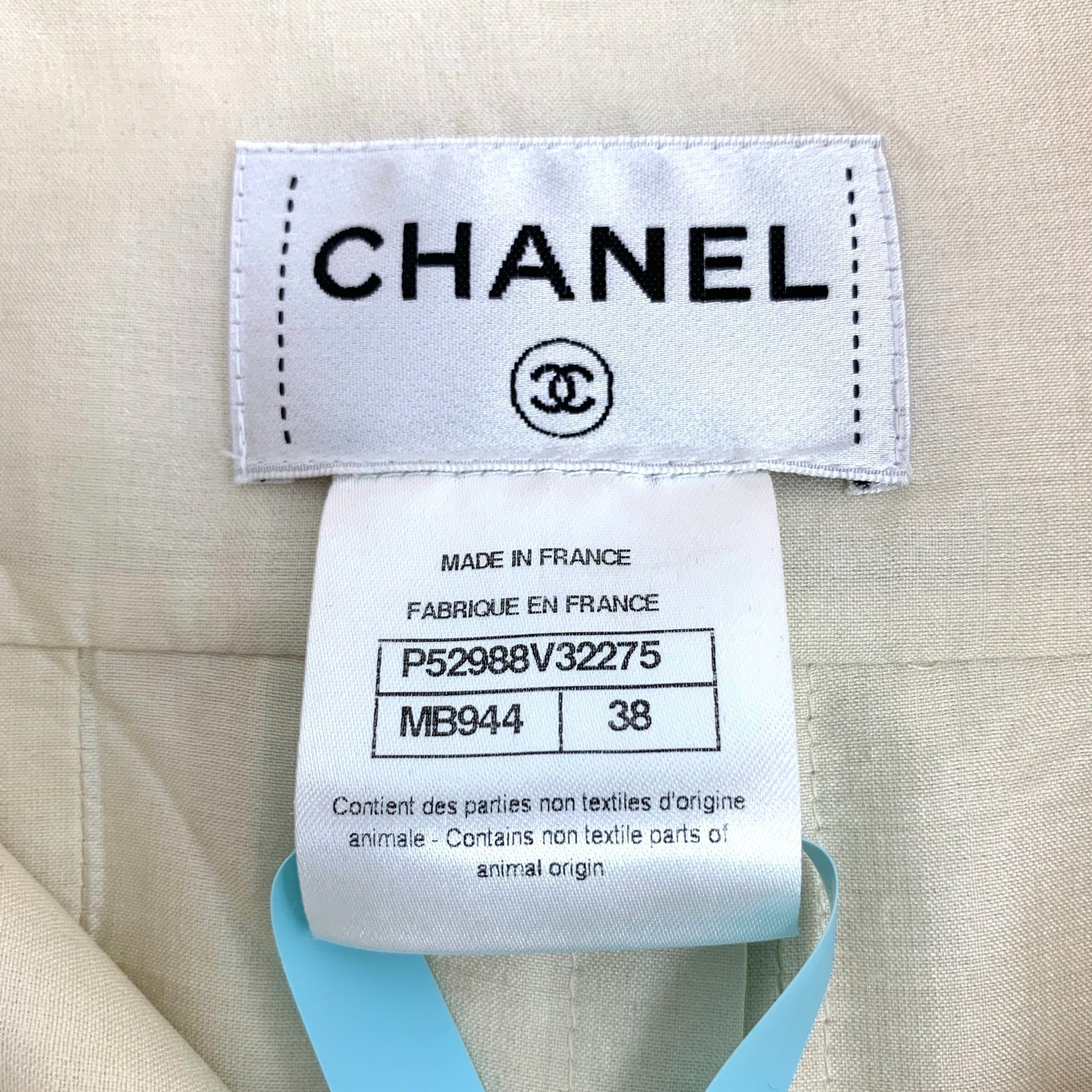 Chanel Chanel Beige Mulberry Silk Pleated Dress W/Pink Trim Double- Size S / US 4 / IT 40 - 2 Thumbnail