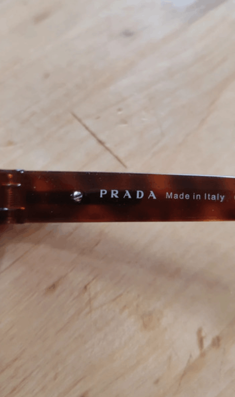 Prada × Vintage PRADA Sunglasses SPR 10D Sport Symbol Wrap Shield Mask Size ONE SIZE - 6 Thumbnail