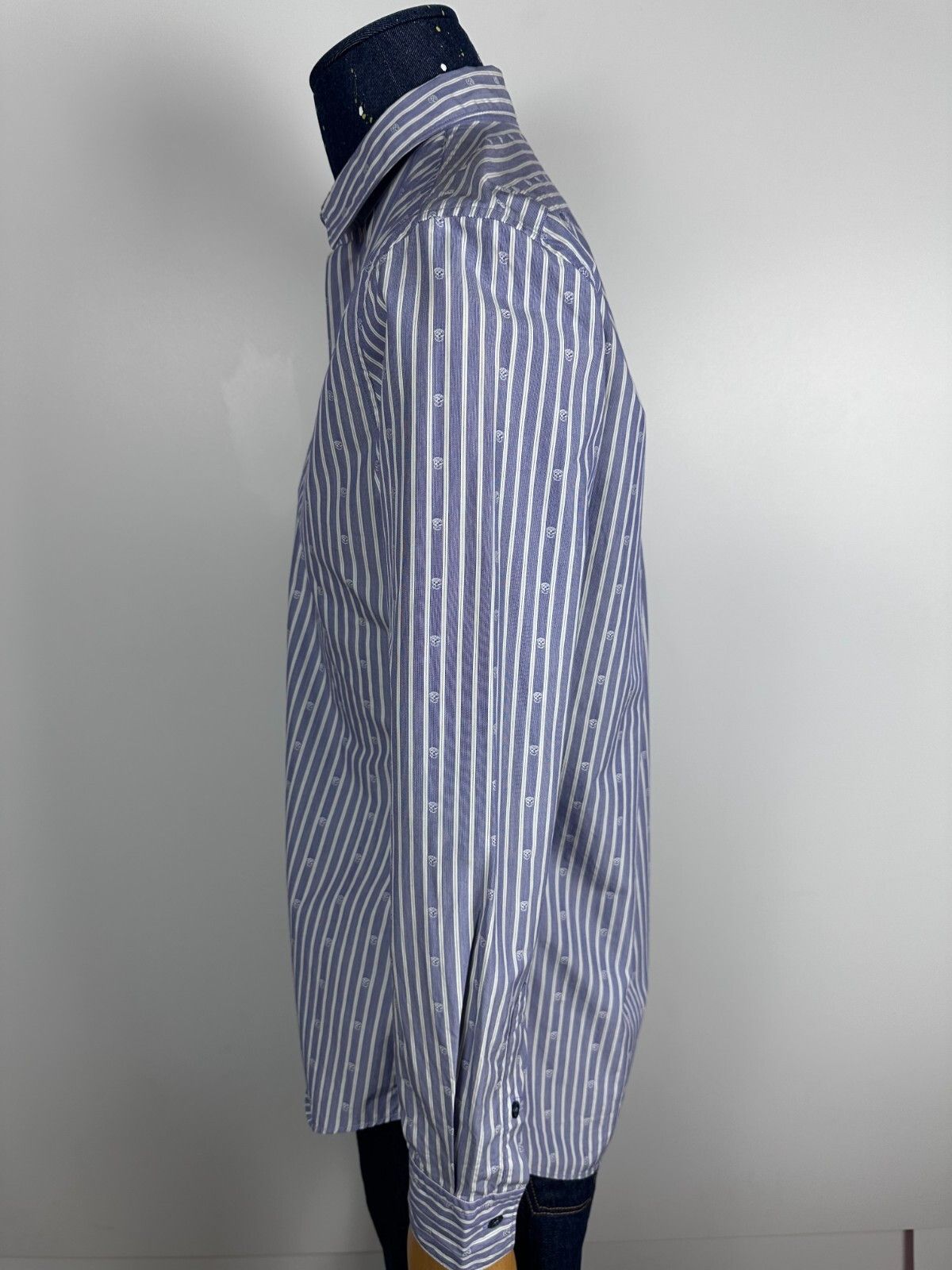 Alexander McQueen Alexander McQueen Skull Shirt Long Sleeve Striped Size 48 Size US M / EU 48-50 / 2 - 5 Thumbnail
