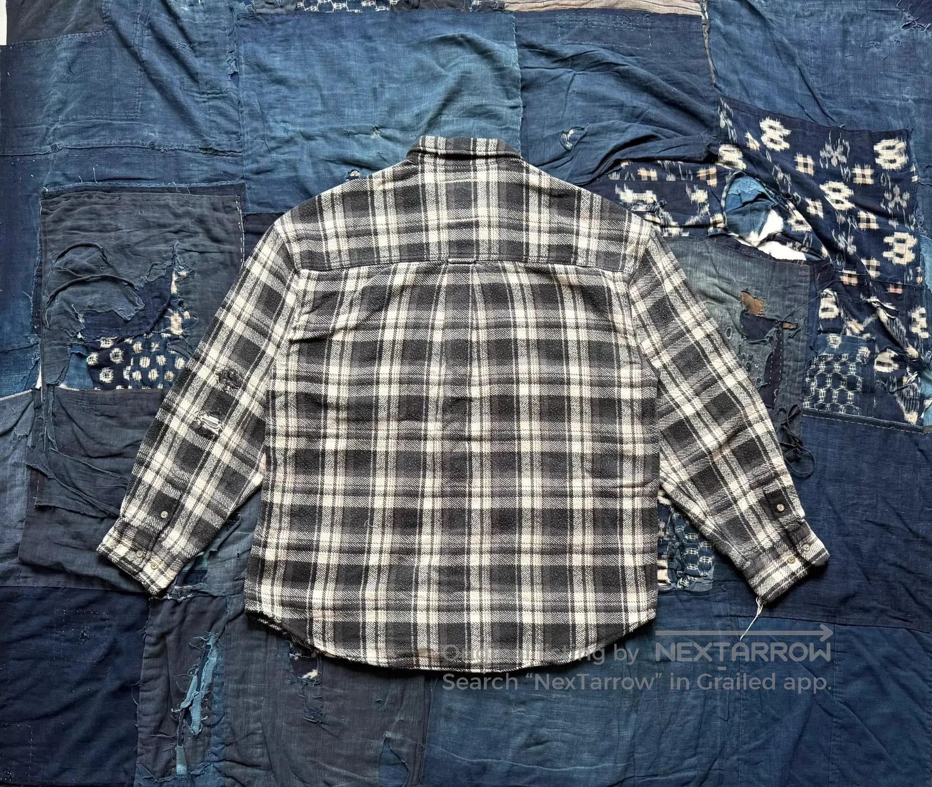 Madness Plaid Long Sleeve Button-Up Shirt. Size US L / EU 52-54 / 3 - 3 Thumbnail