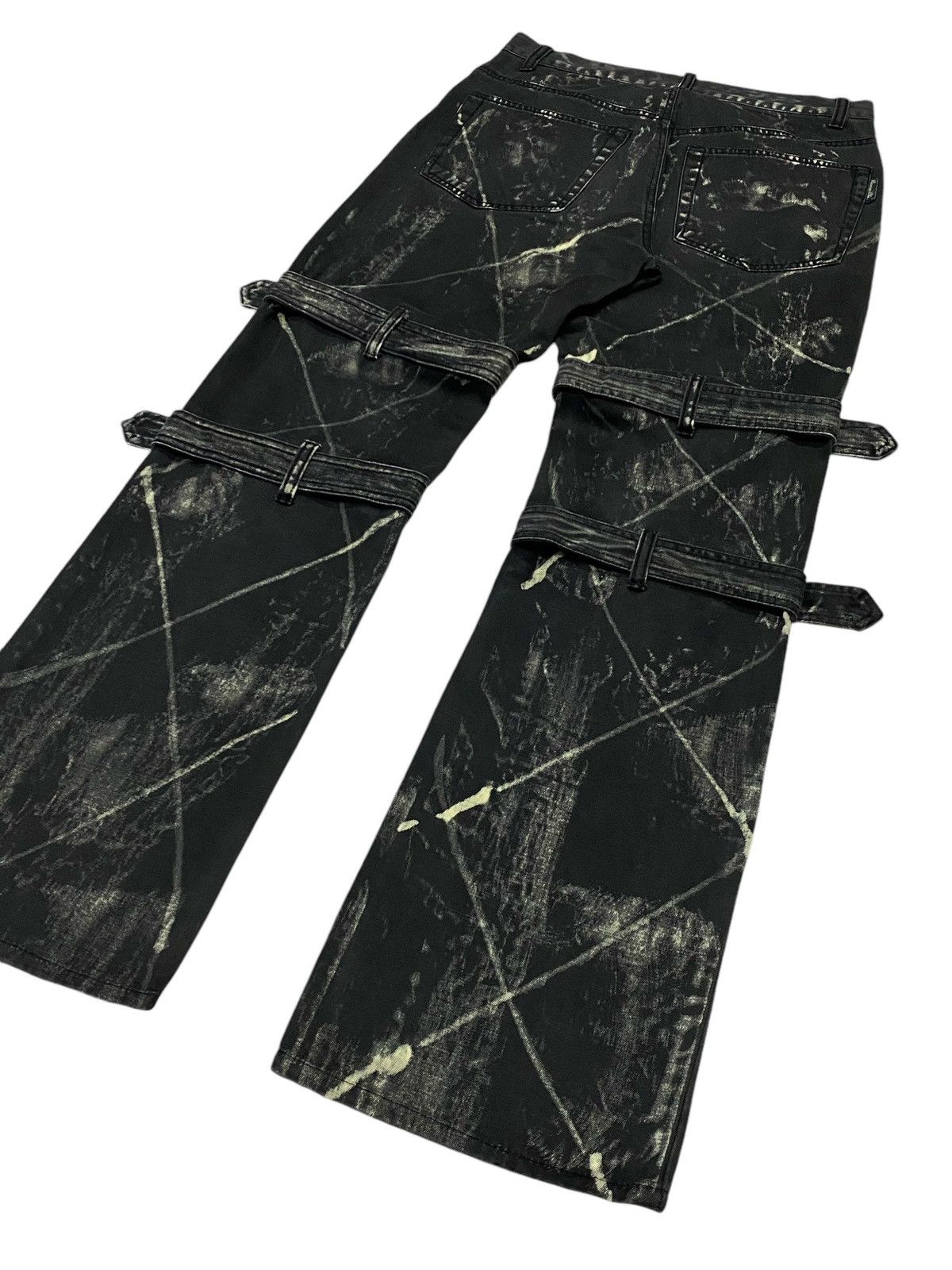 Japanese Brand Japanese Brand “BERNINGS-SHO” Patchwork Bondage Pants Size US 29 - 23 Thumbnail