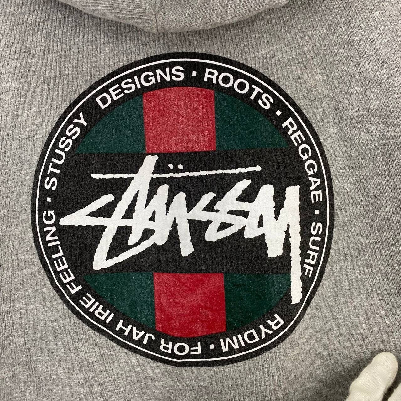 Stussy 90s Vintage STUSSY REGGAE Hoodie Pullover #2170/19 Size US M / EU 48-50 / 2 - 2 Thumbnail