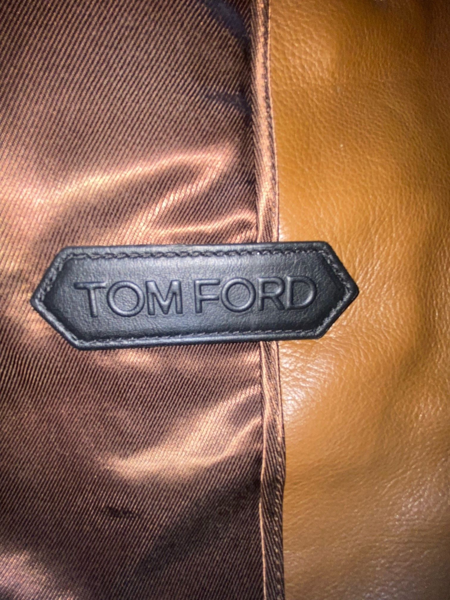 Tom Ford Tom Ford Leather Jacket Size US M / EU 48-50 / 2 - 7 Thumbnail