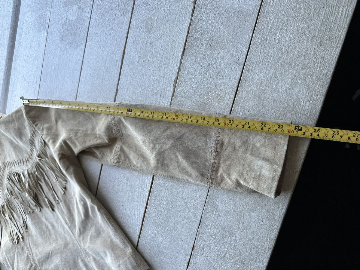 Vintage 🚨AVANT-GARDE BEIGE Rick Owen’s Opium Y2K LEATHER JACKET Size XS / US 0-2 / IT 36-38 - 13 Thumbnail
