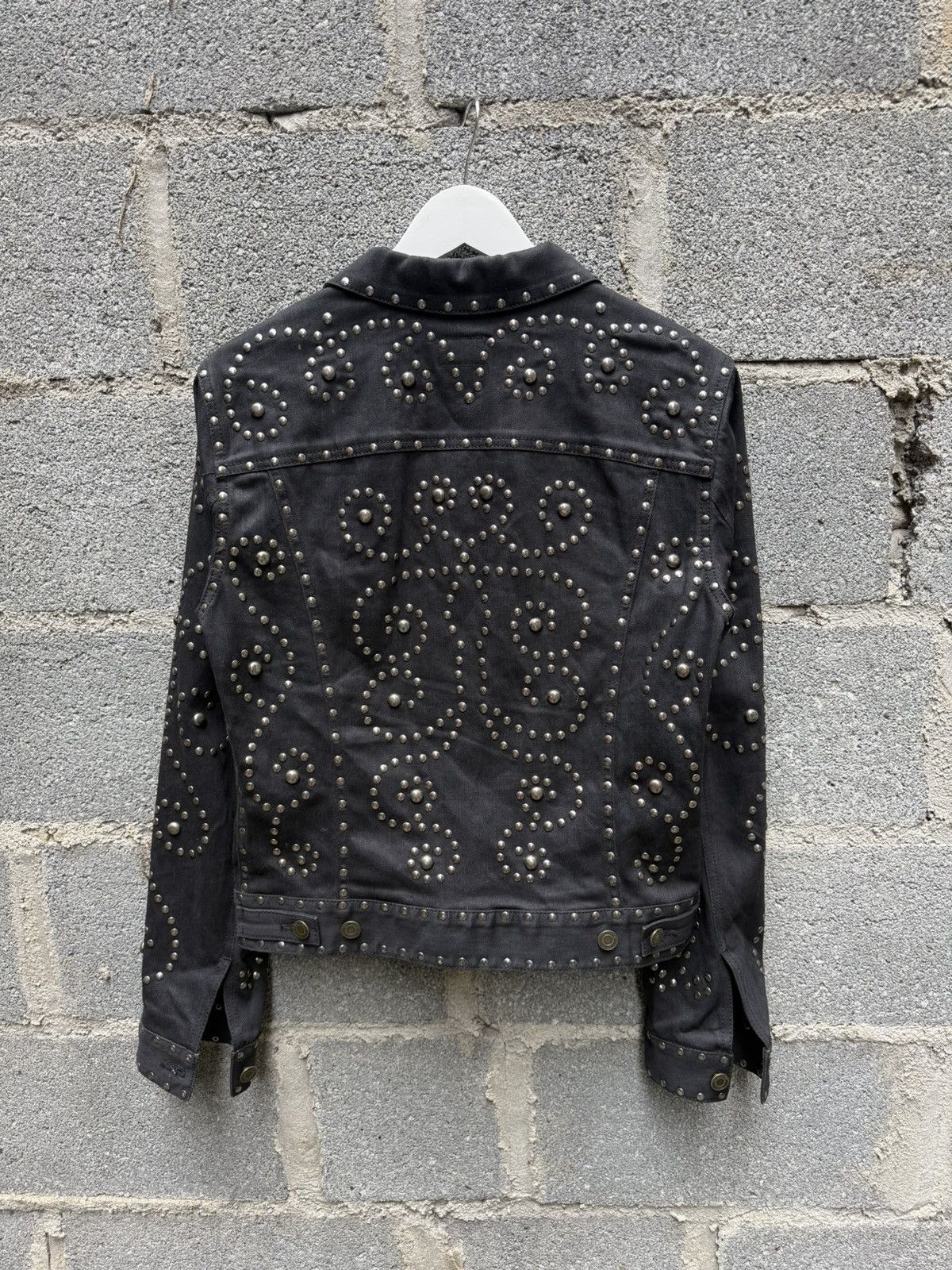Saint Laurent Paris 1/1 Saint Laurent Runway Sample Studded Denim Jacket Size US M / EU 48-50 / 2 - 2 Thumbnail