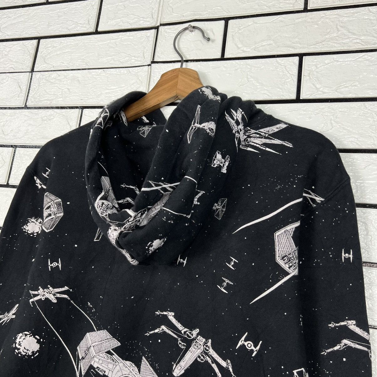 Star Wars STAR WARS Fullprint Pullover Hoodie Sweatshirt #4284-C195 Size US S / EU 44-46 / 1 - 15 Thumbnail