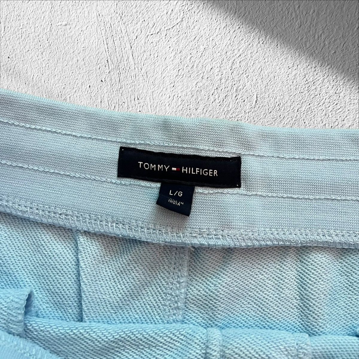 Tommy Hilfiger Tommy Hilfiger Baby Blue Cotton Shorts — Large Size US 36 / EU 52 - 3 Thumbnail