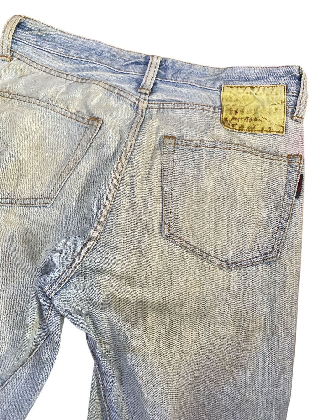 If Six Was Nine × Johnbull × Vintage Vintage John Bull Ripped Denim Size US 31 - 11 Thumbnail