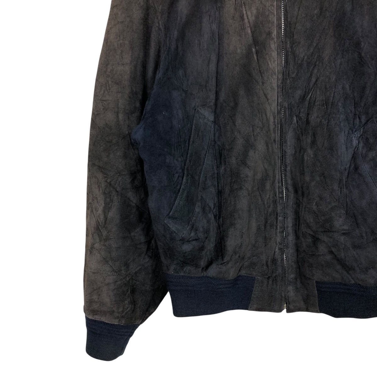 Japanese Brand 📌Vintage Bomber Leather Jacket Jun Men Suede Issey Miyake Size US M / EU 48-50 / 2 - 5 Thumbnail