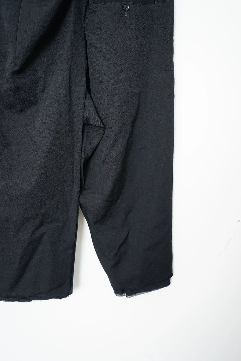 Yohji Yamamoto Yohji Yamamoto Black Wide-Leg Pants by Yohji Yamamoto Size 24" / US 00 / IT 34 - 7 Thumbnail