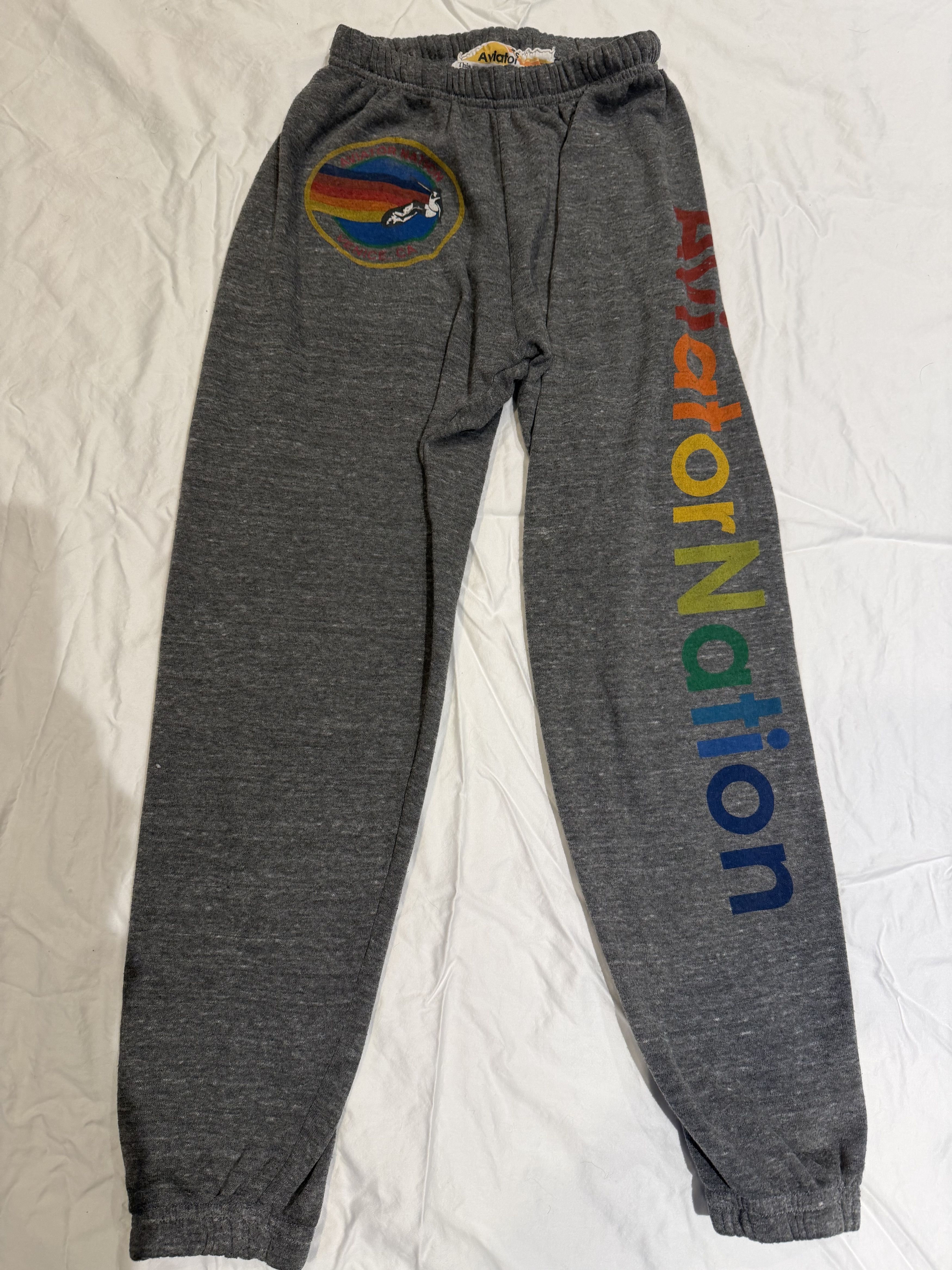 Aviator Nation XS AVIATOR NATION BROOKLYN SWEATPANTS Size 26" / US 2 / IT 38 - 1 Thumbnail