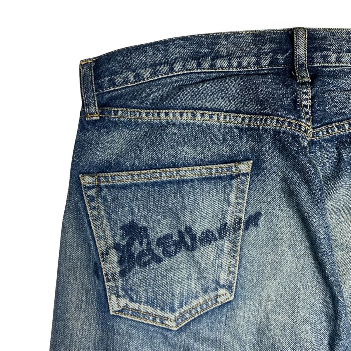 Japanese Brand × Vintage Old summer japan redline denim jeans Size US 36 / EU 52 - 12 Thumbnail