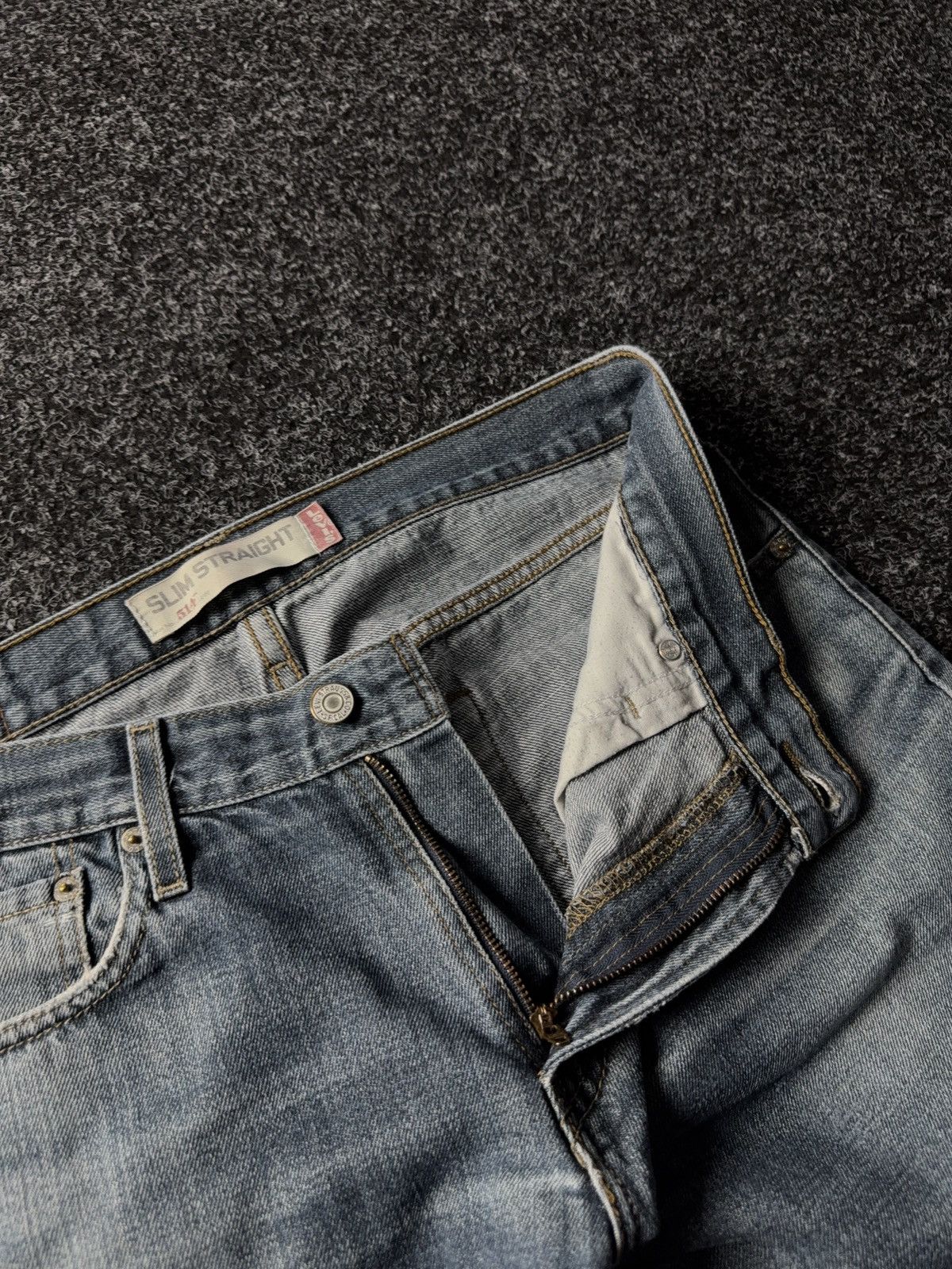Levi's Levi’s 514 Slim Straight Jeans W31 L34 Light Wash USA Style Size US 32 / EU 48 - 7 Thumbnail