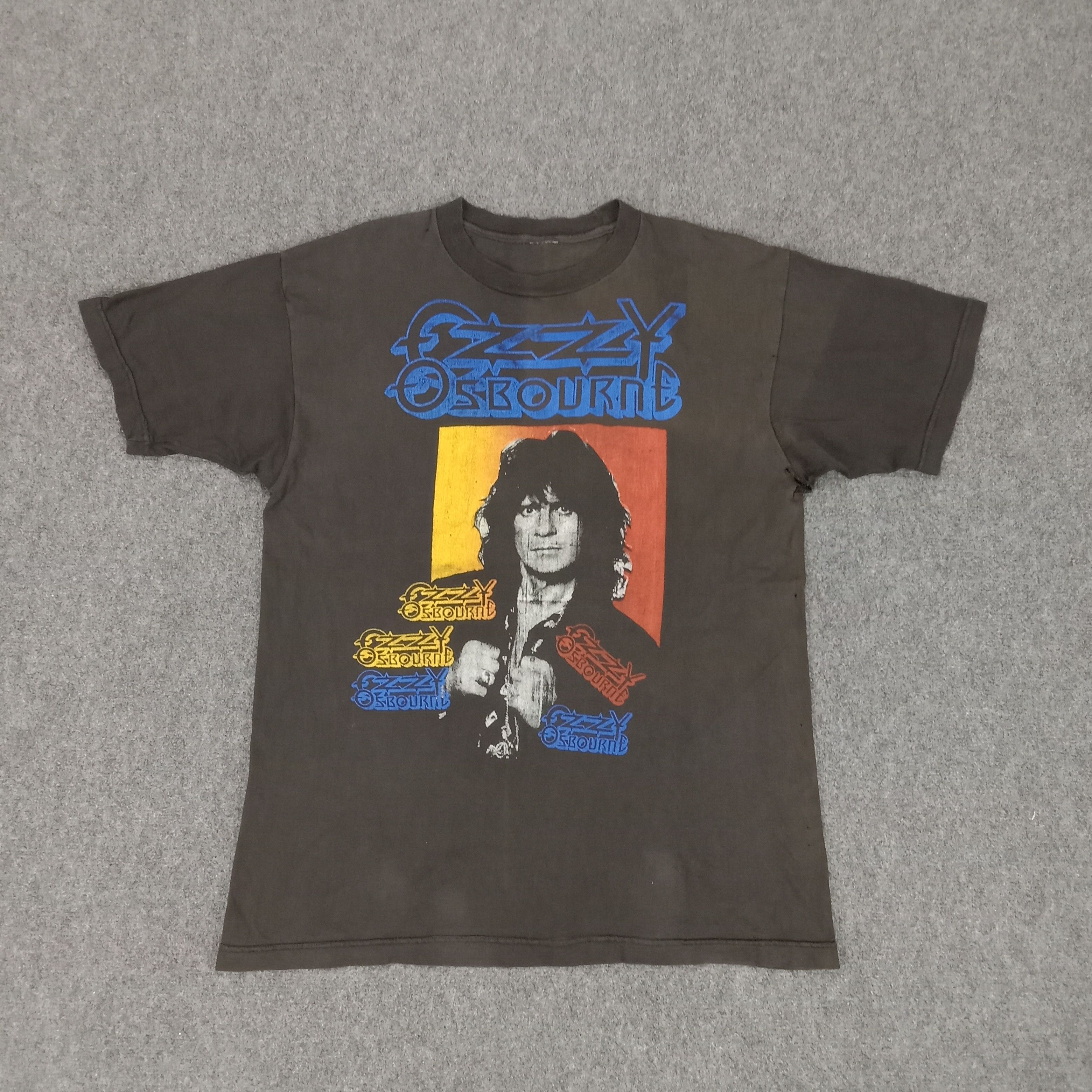 Ozzy Osbourne × Vintage Vintage 90's Qzzy Osbourne American Rock Band Tshirt Size US L / EU 52-54 / 3 - 3 Thumbnail