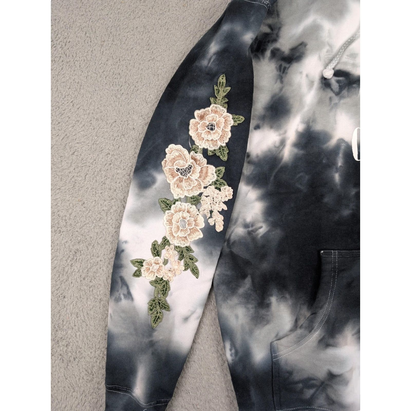 Vintage Marvel Civil Regime Miles Morales Hoodie Mens S Gray Marble Rose Spider New Size US S / EU 44-46 / 1 - 6 Thumbnail