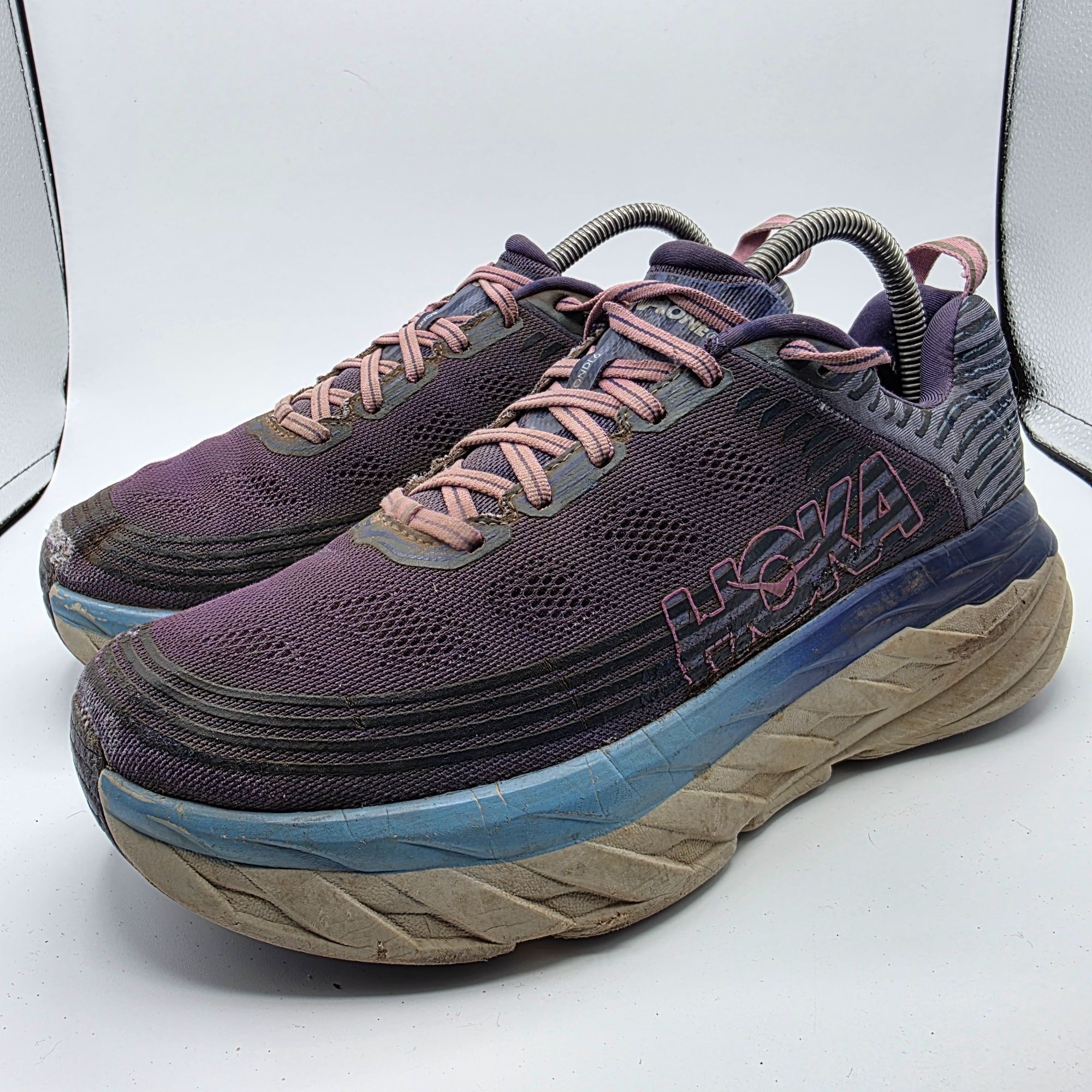Hoka Hoka One One Bondi 6 Womens Size 9.5 Purple Athletic Shoes R Size US 9.5 / IT 39.5 - 4 Thumbnail