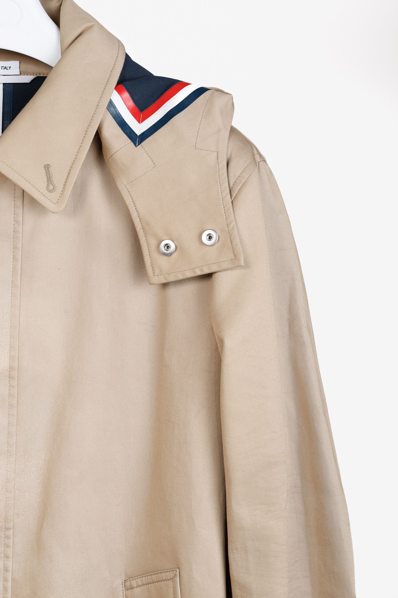 Thom Browne Thom Browne SS18 Detachable Hood Snap Front Parka Size US S / EU 44-46 / 1 - 4 Thumbnail