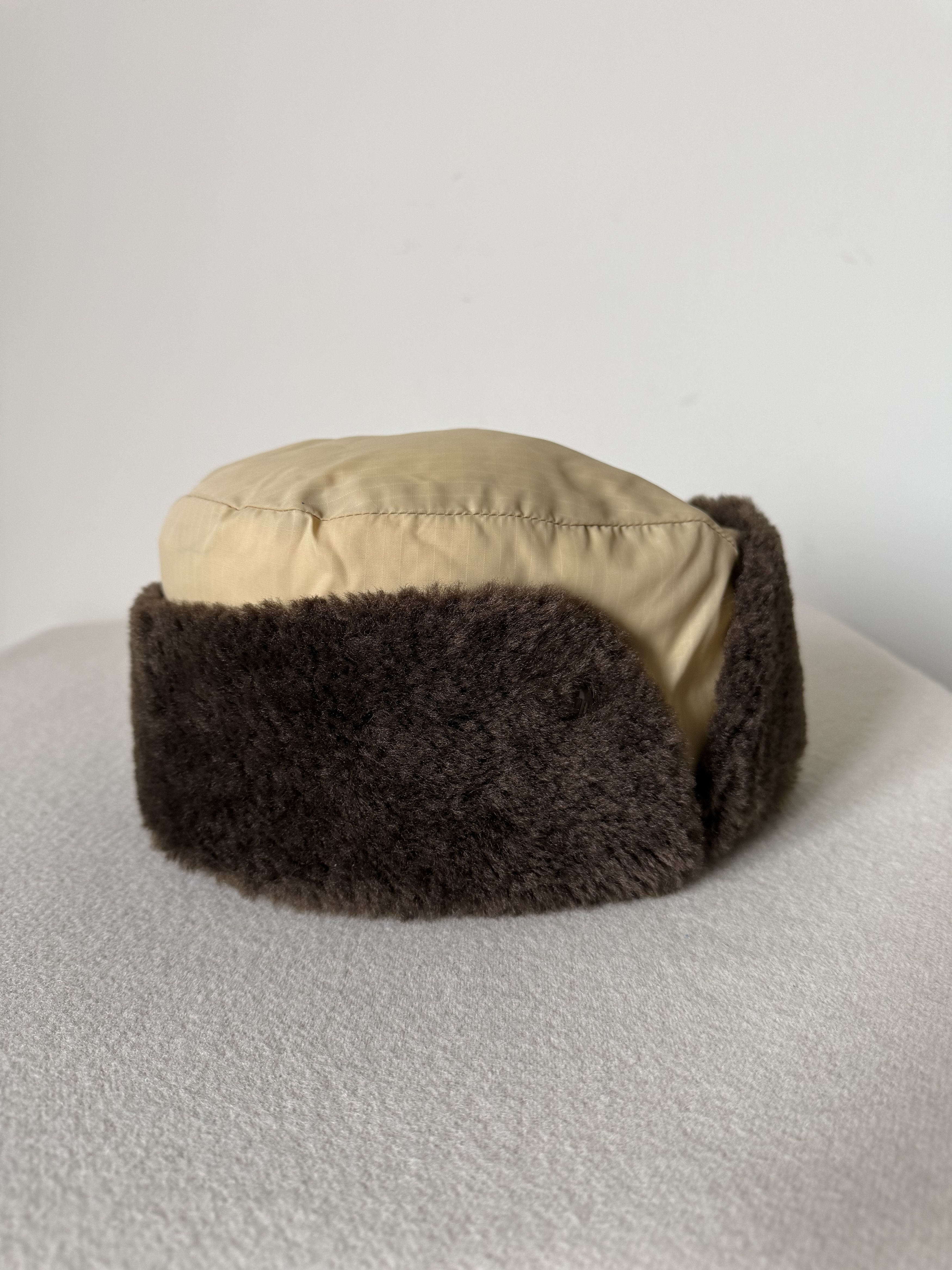 Neighborhood Neighborhood Eddie Bauer Down Cap in Beige Size ONE SIZE - 3 Thumbnail